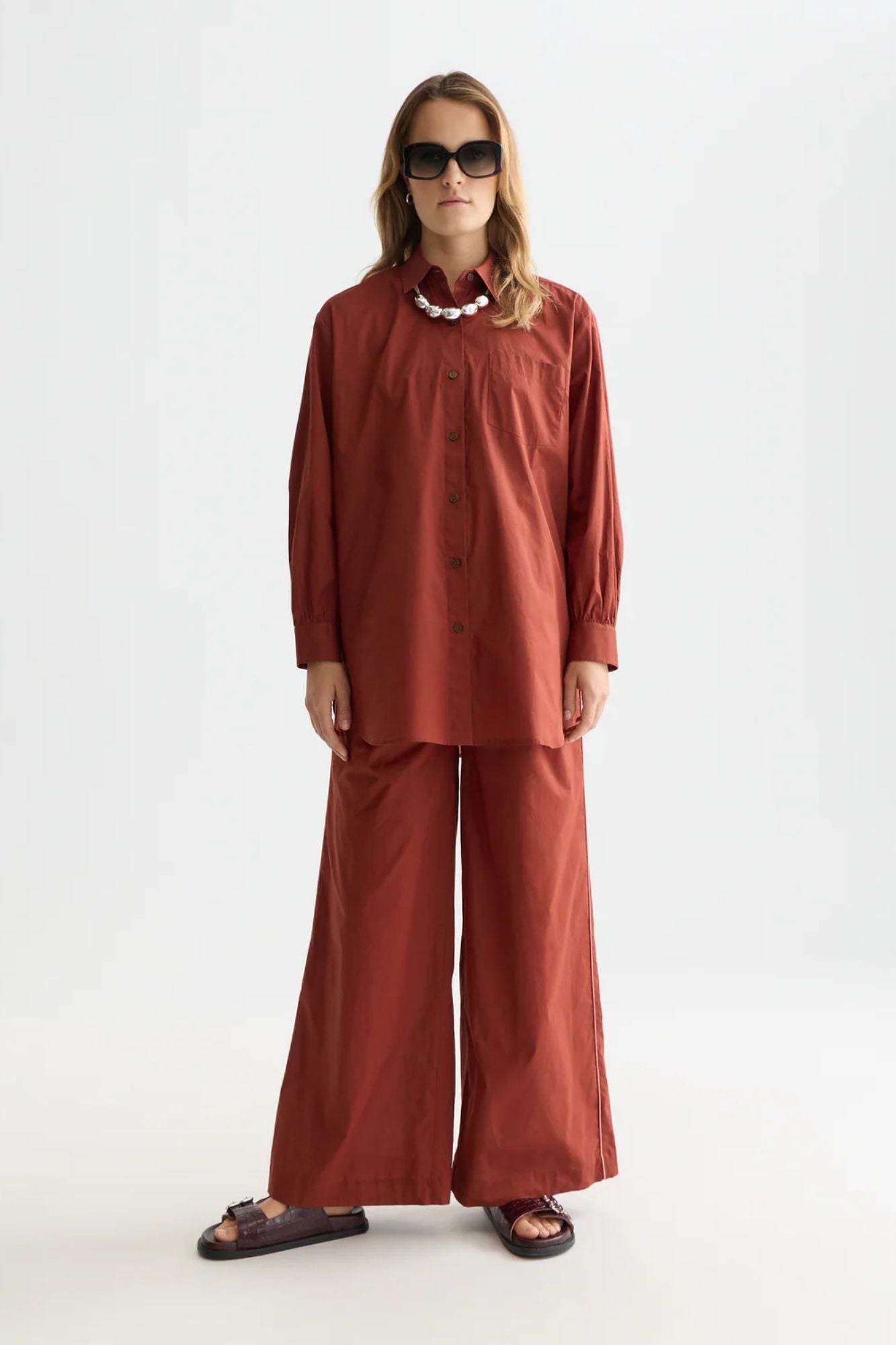 Cotton Voile Pull On Beach Pants