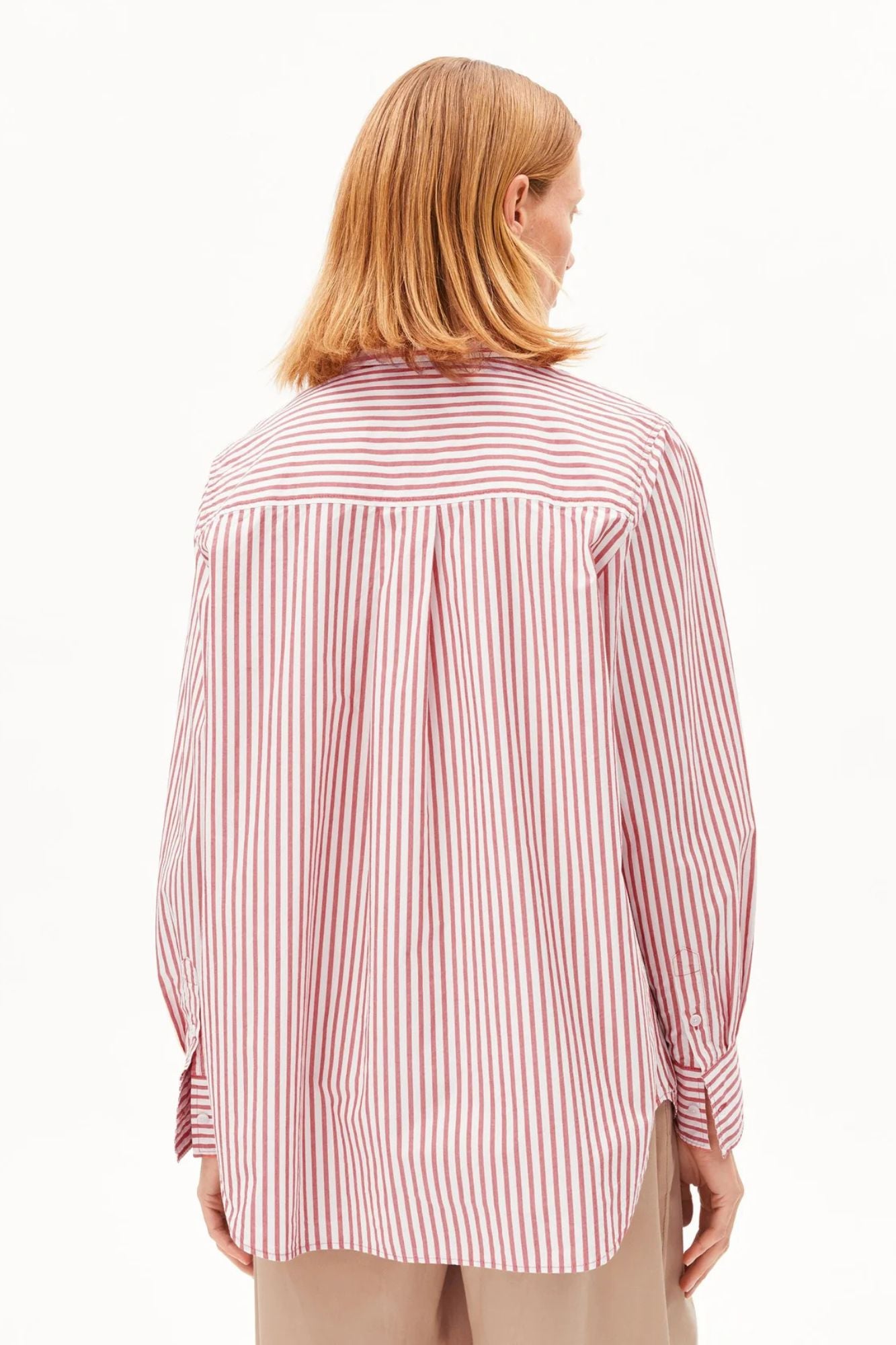Striped Loose Shirt Blouse
