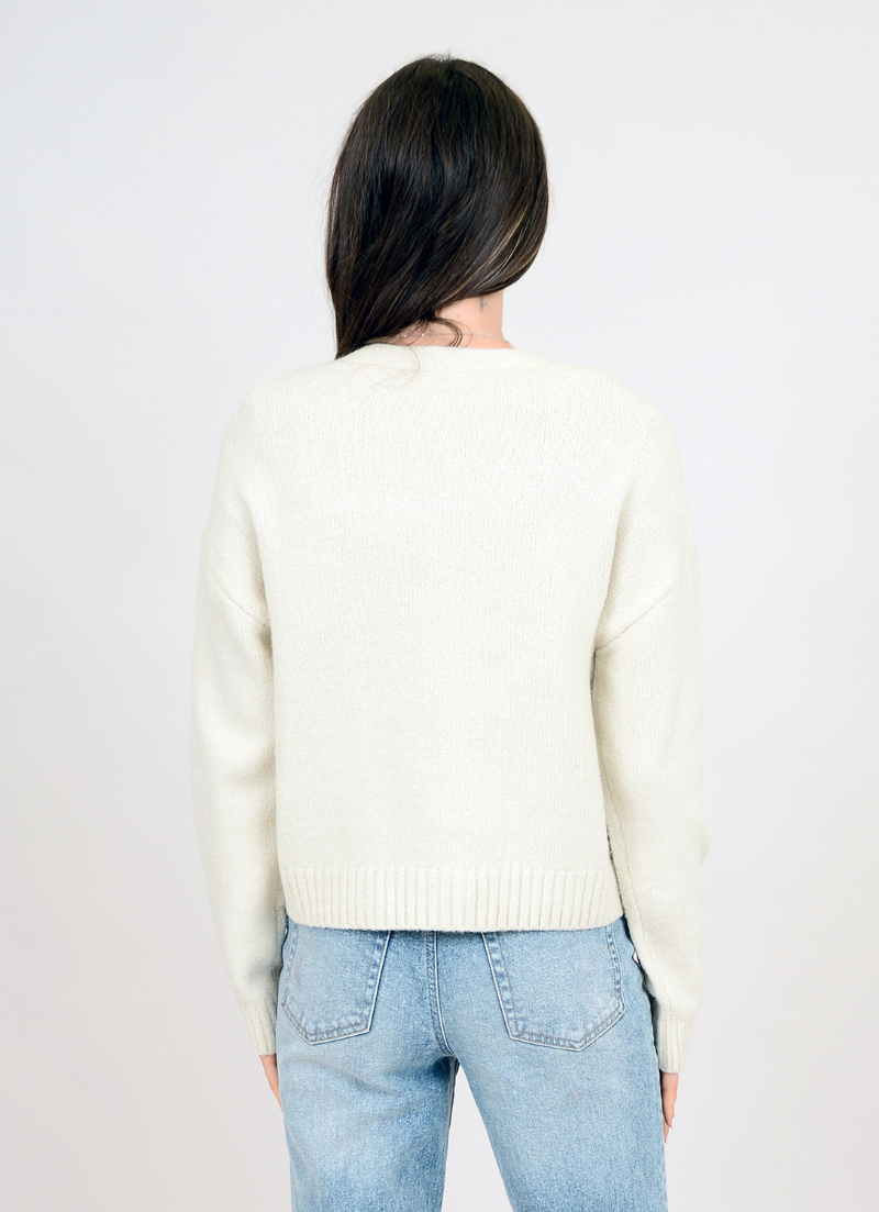 Cardigan à col en V Elmira