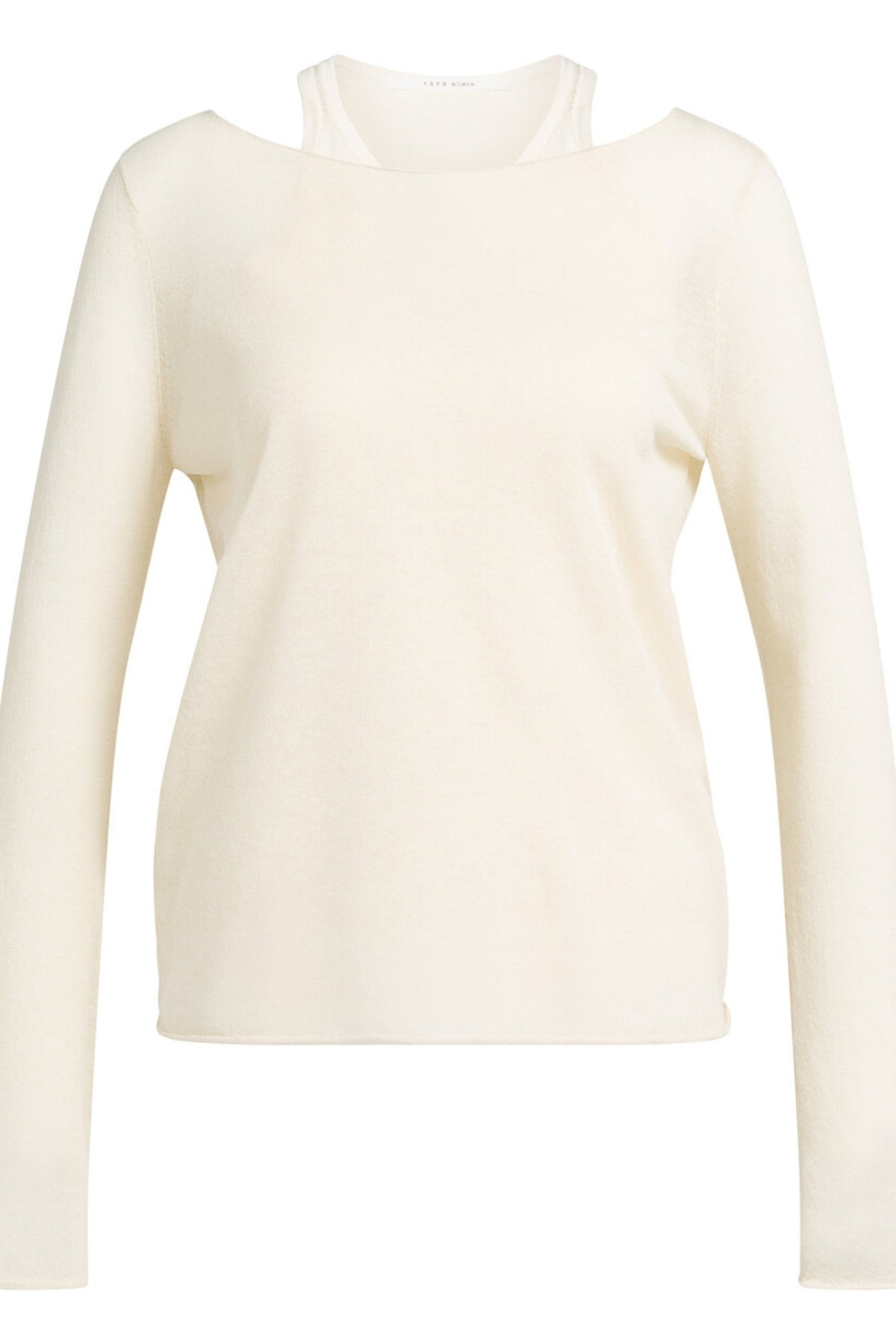 Double Layer Knit Long Sleeve