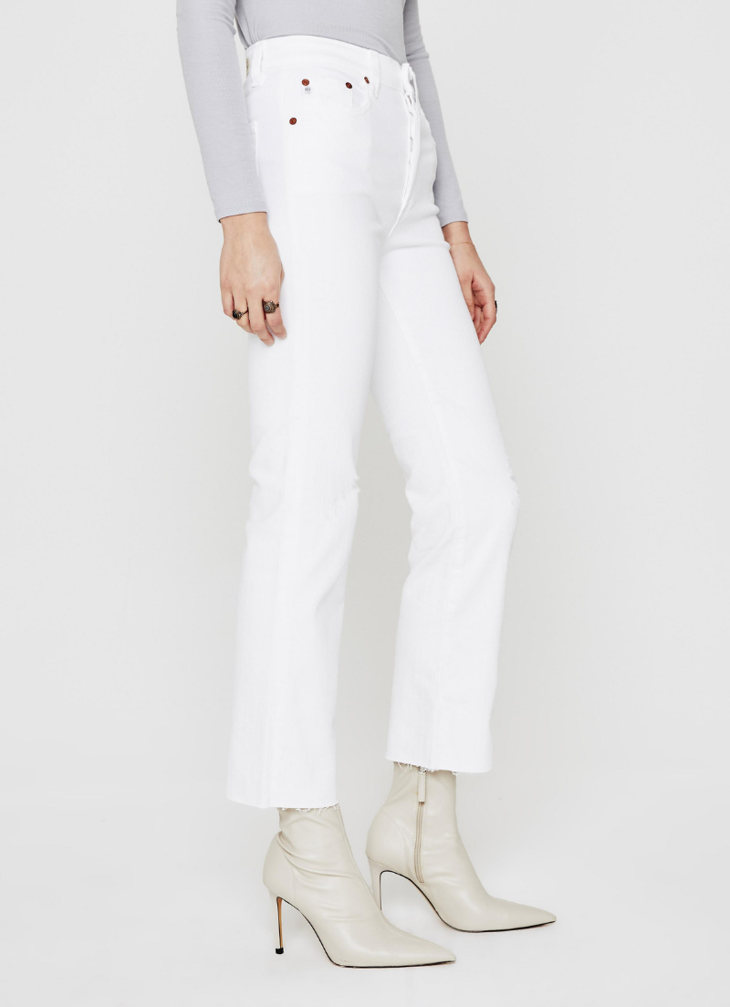 Kinsley | Authentic White Destructed