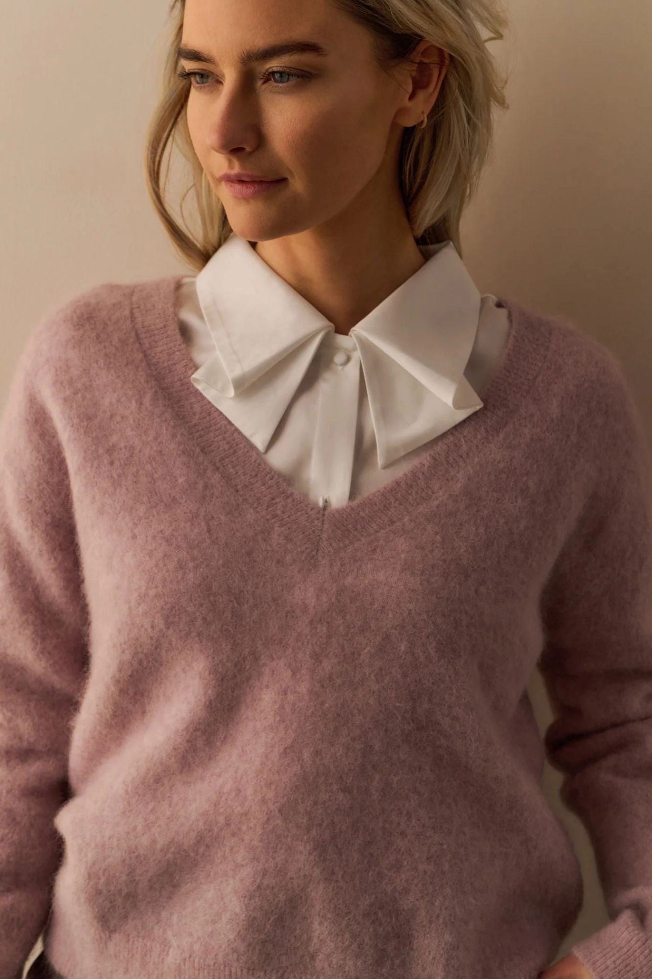 Long Sleeve V-Neck Sweater