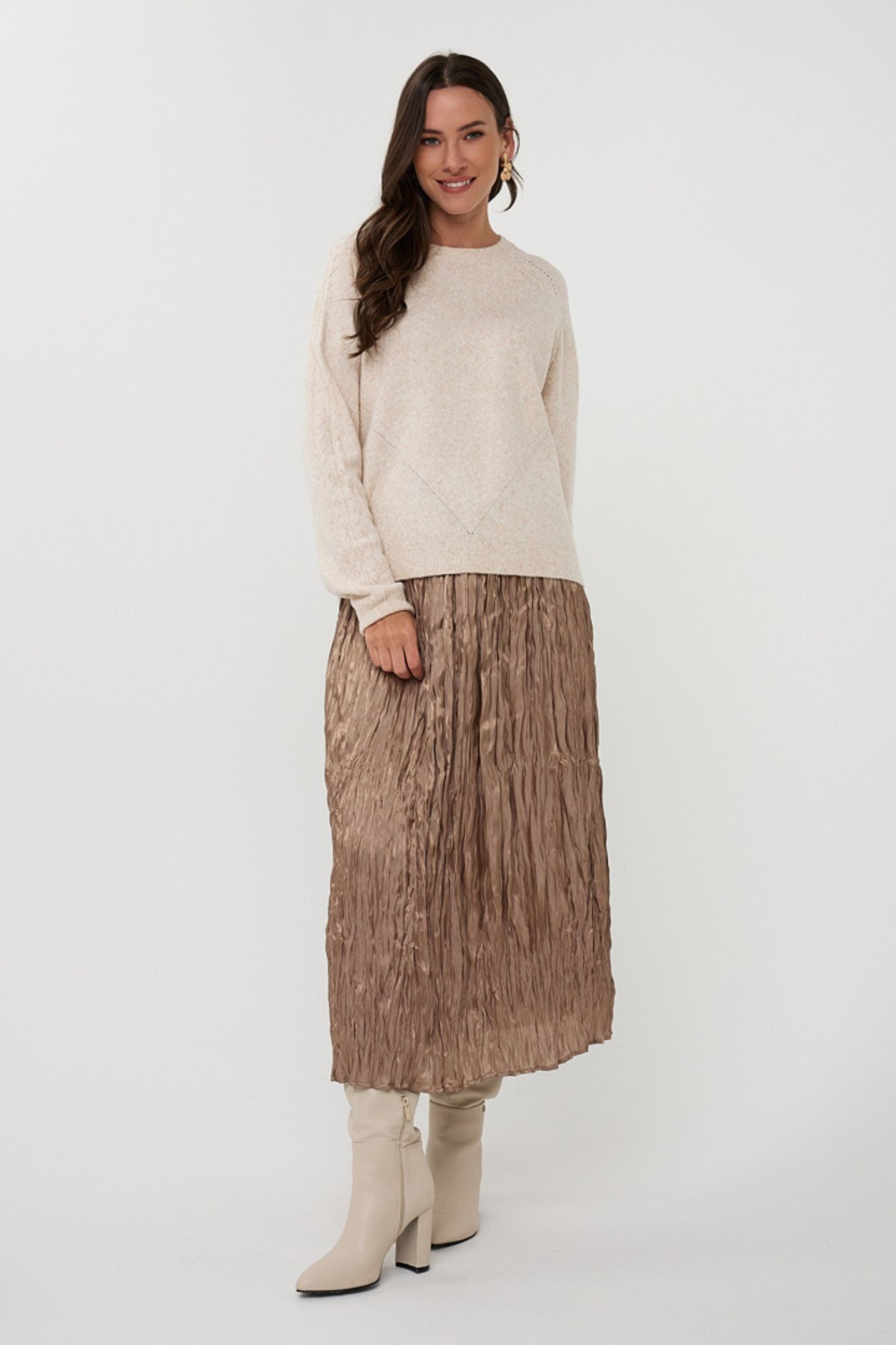 Sweater Raglan Ajour