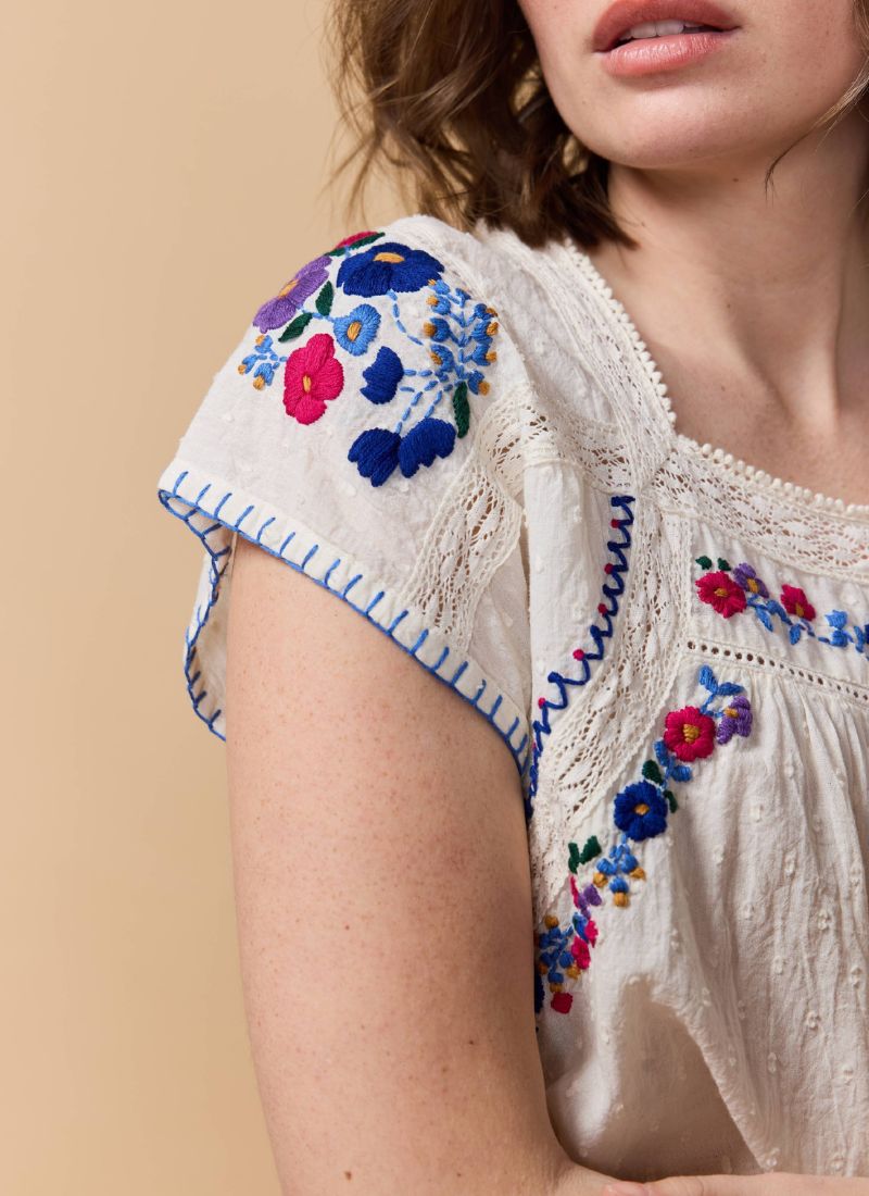Atmosfere Embroidery Top