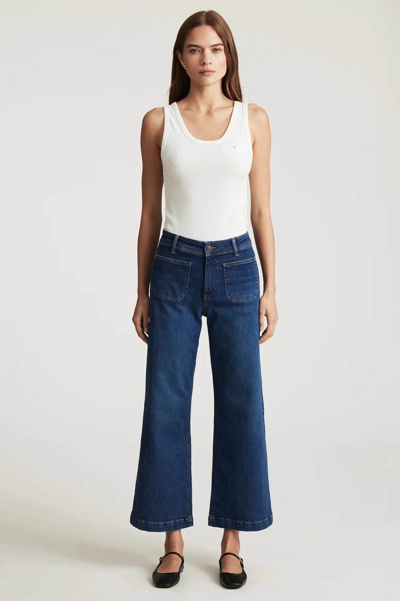 Paloma Marine Wide Leg Jeans