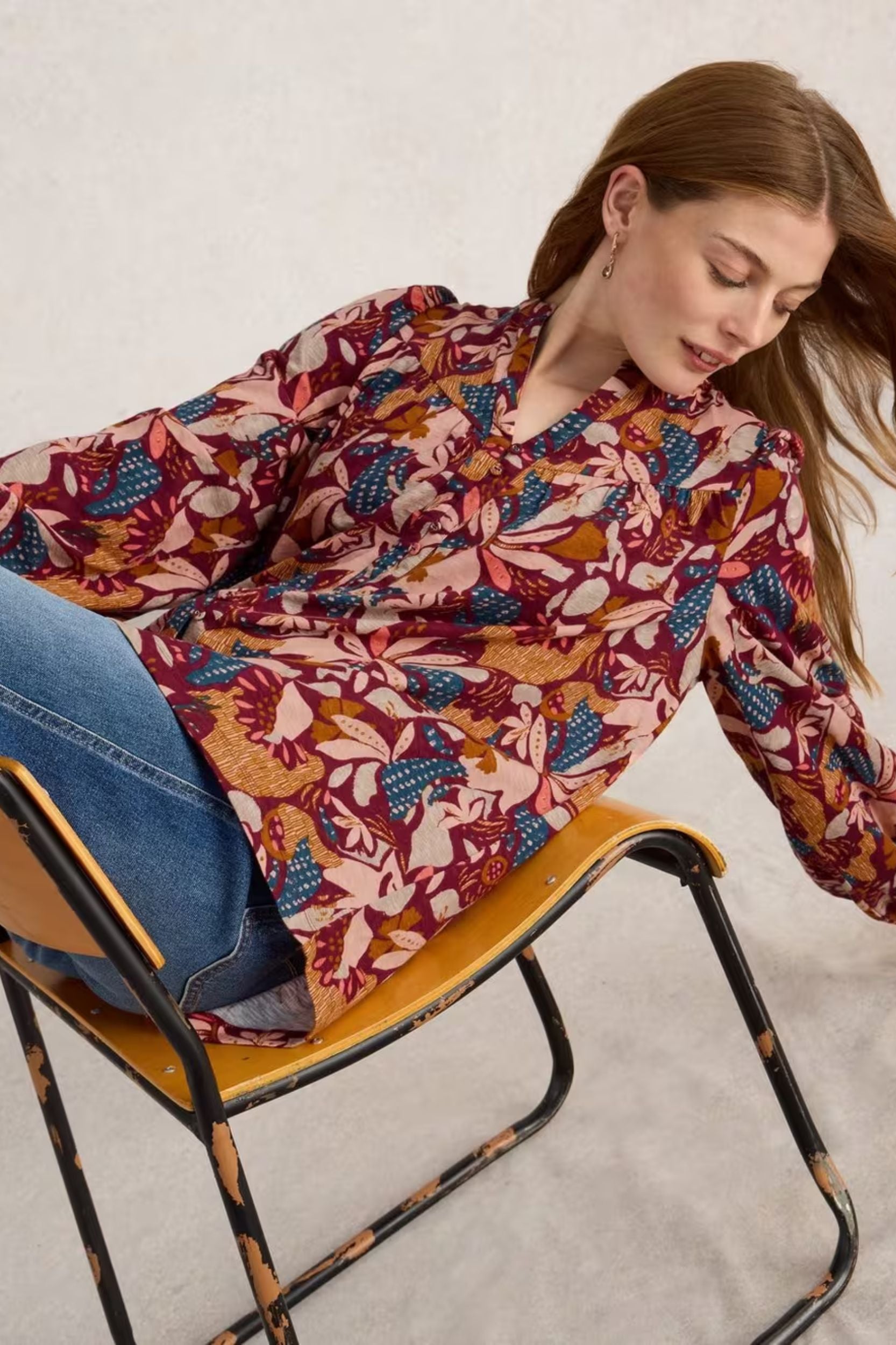 Teresa Long Line Shirt