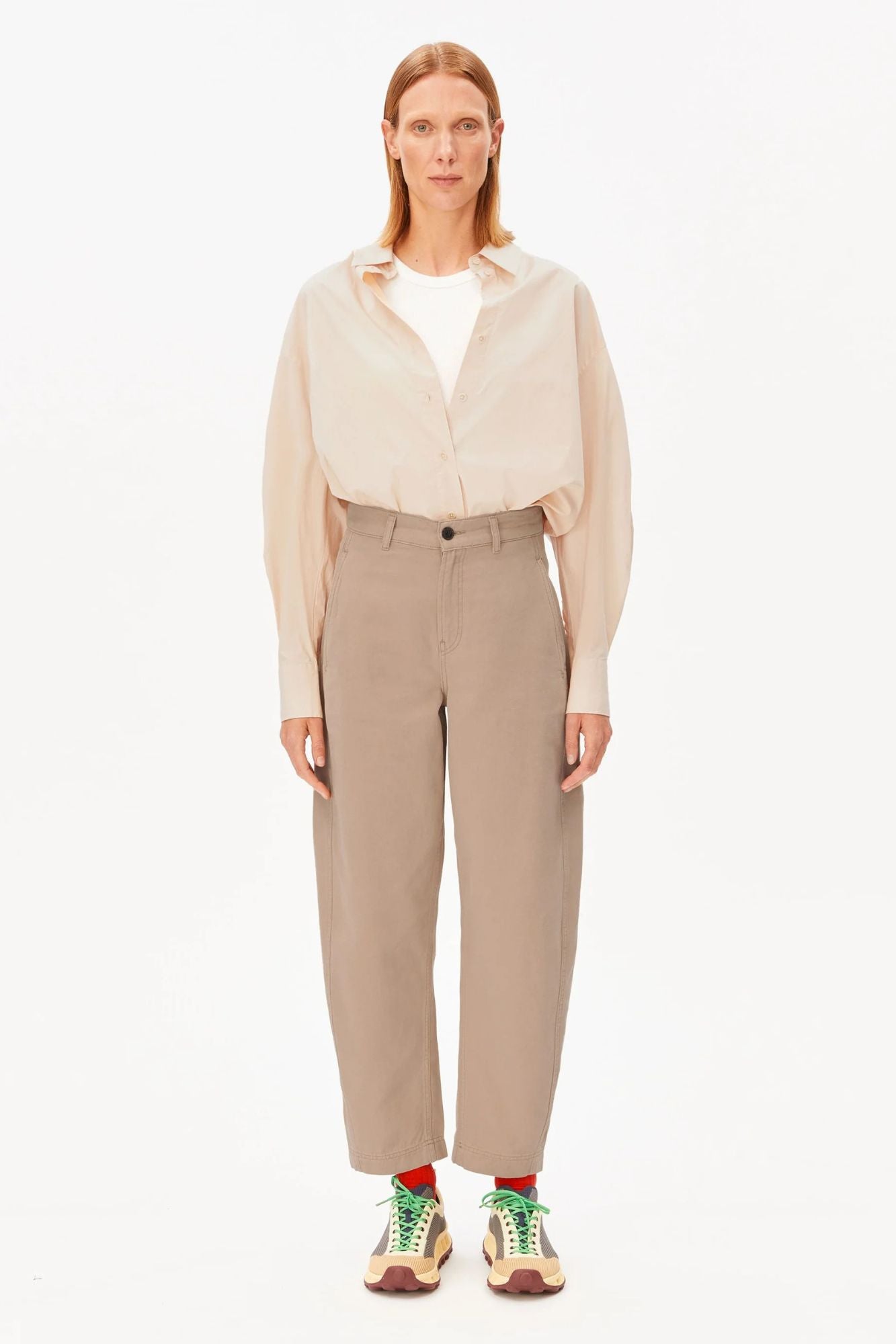 Workwear Canvas Barrel Pant