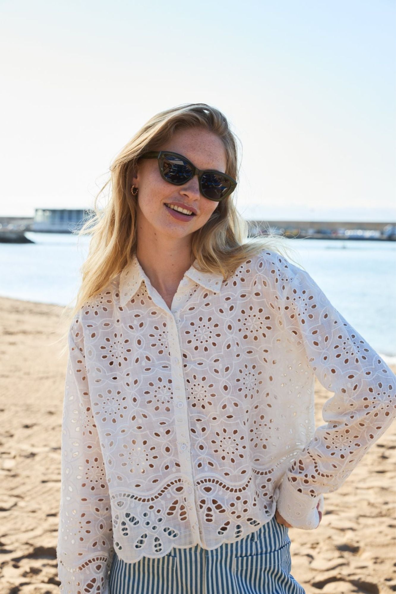 Eyelet Blouse