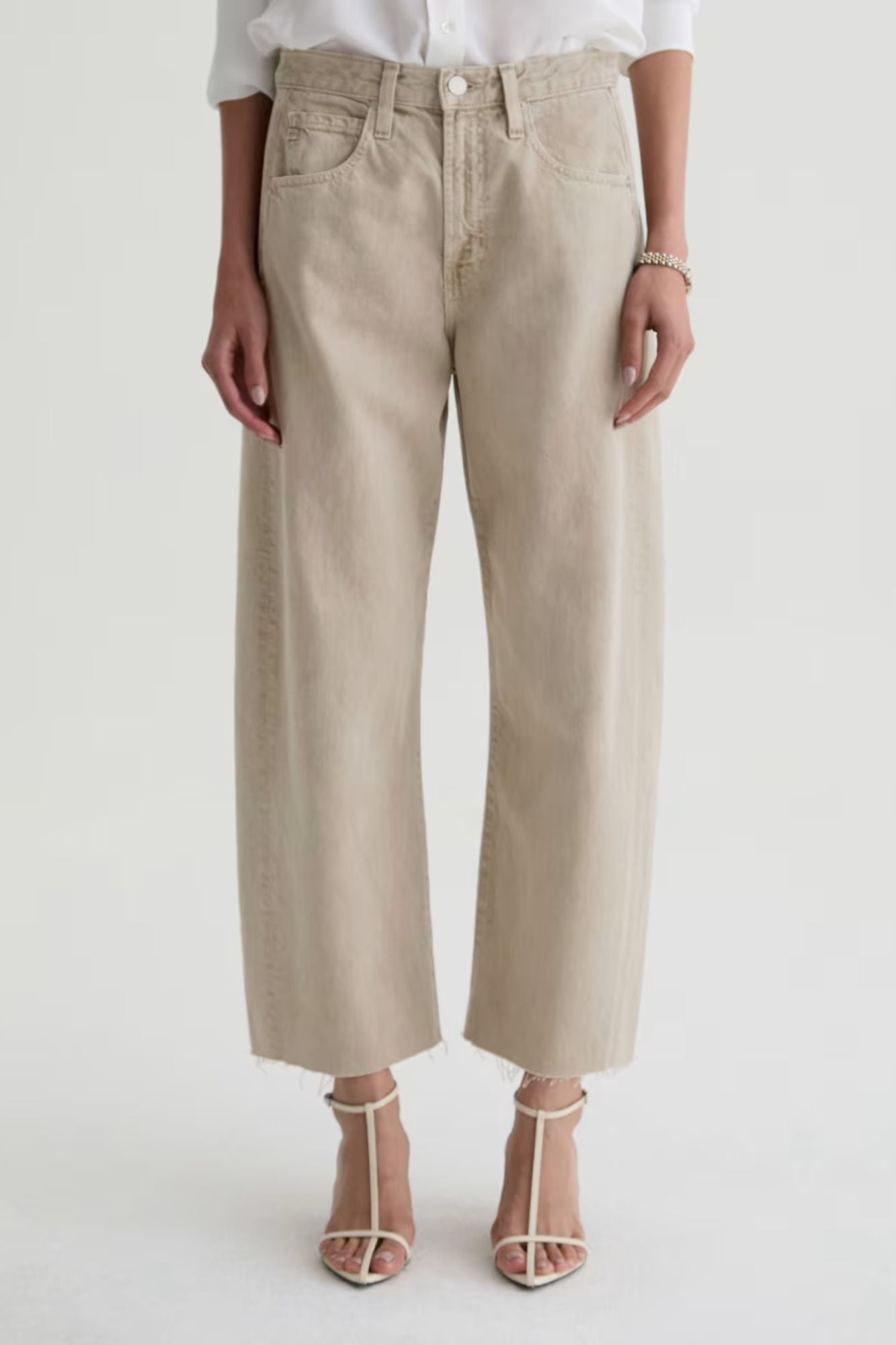 Hattie Crop High-Rise Barrel