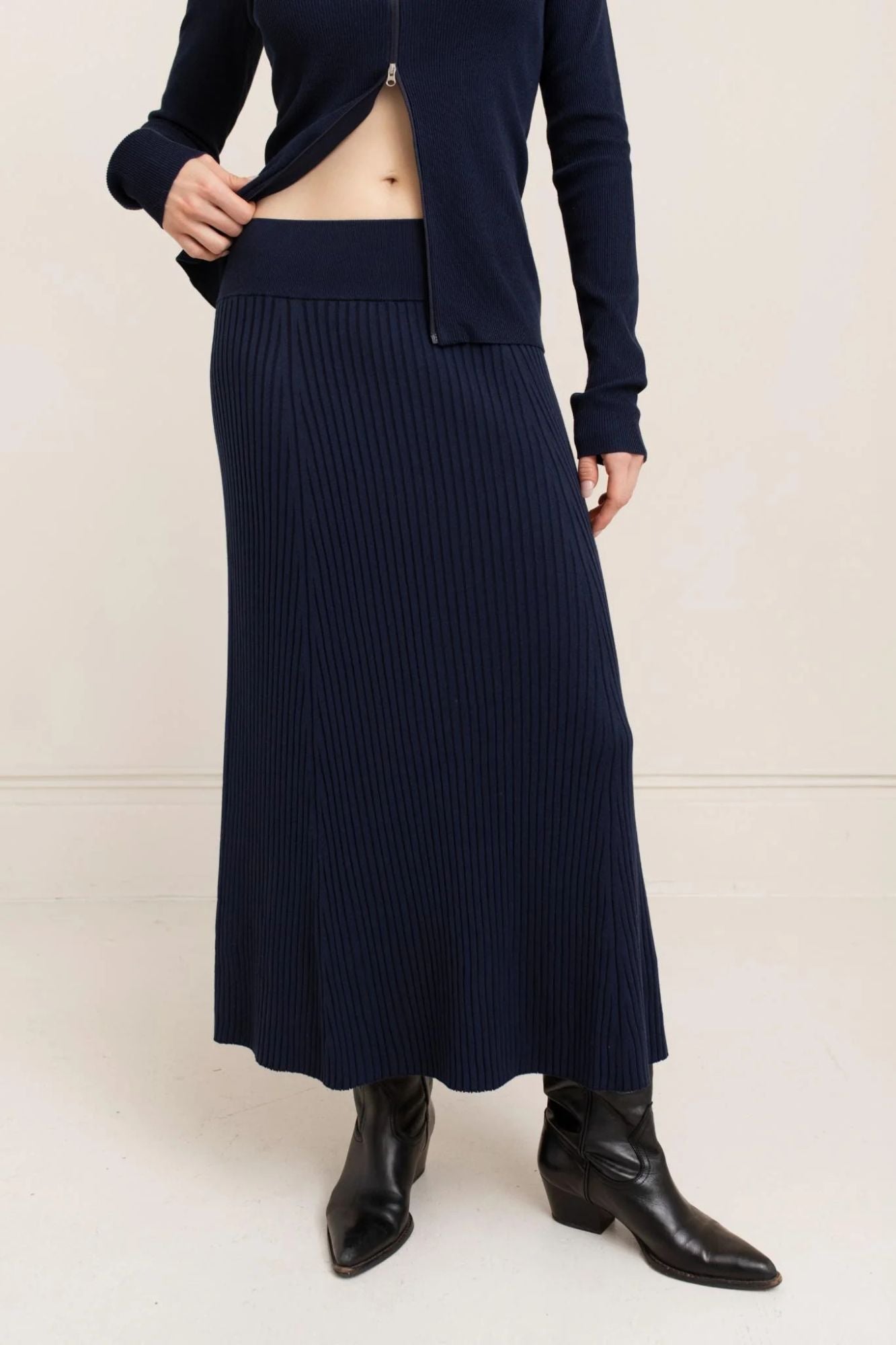 Afiya Rib skirt