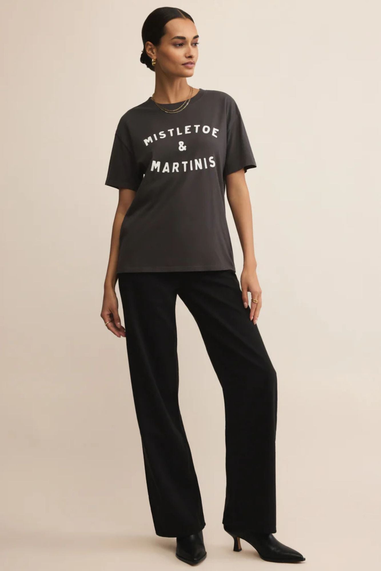 Mistletoe Boyfriend Tee