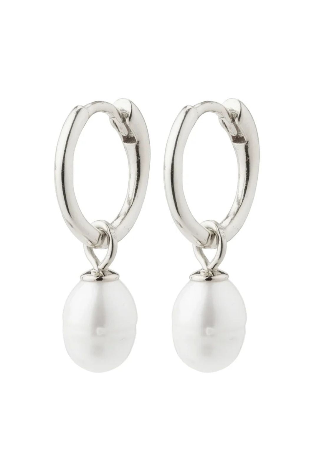 Berthe Pearl Hoop Earrings