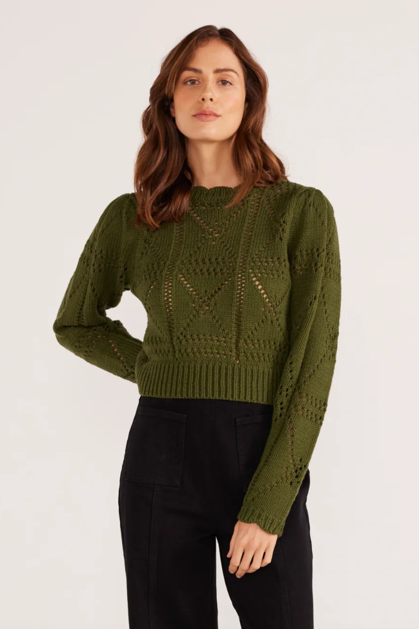 Sally Pointelle Knit Jumper
