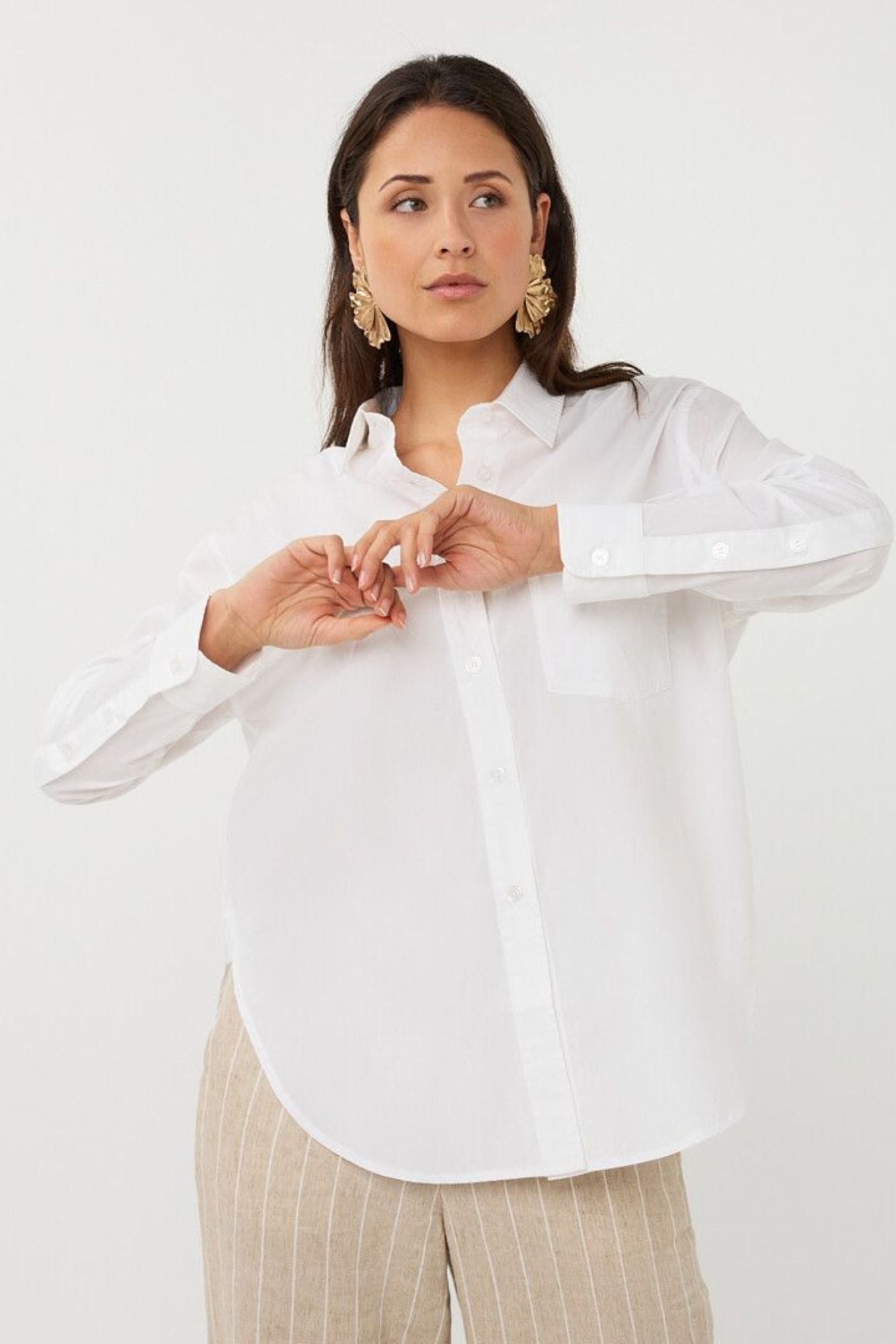 Seavy Poplin Blouse