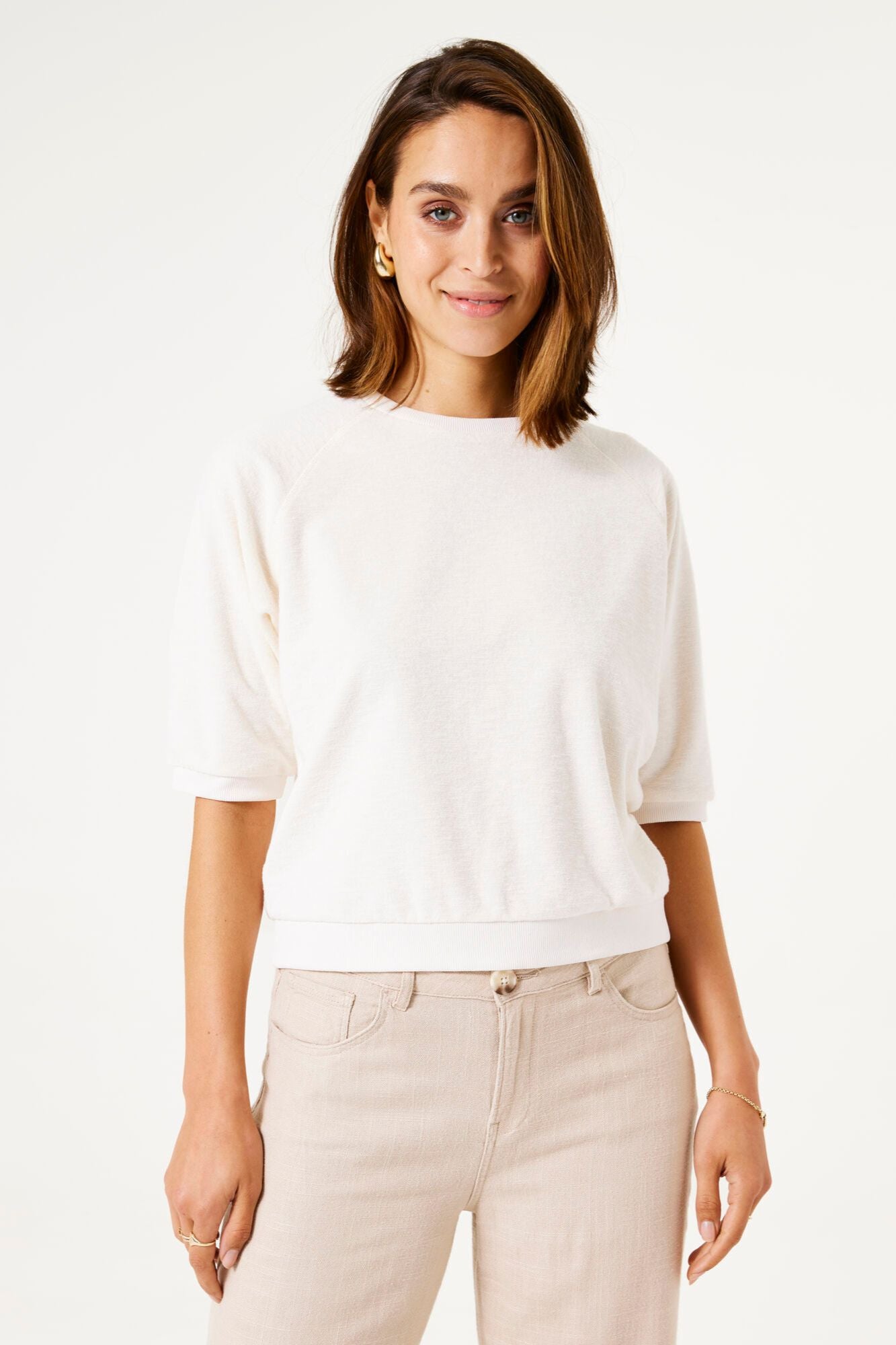 Sweater With Short Sleeves