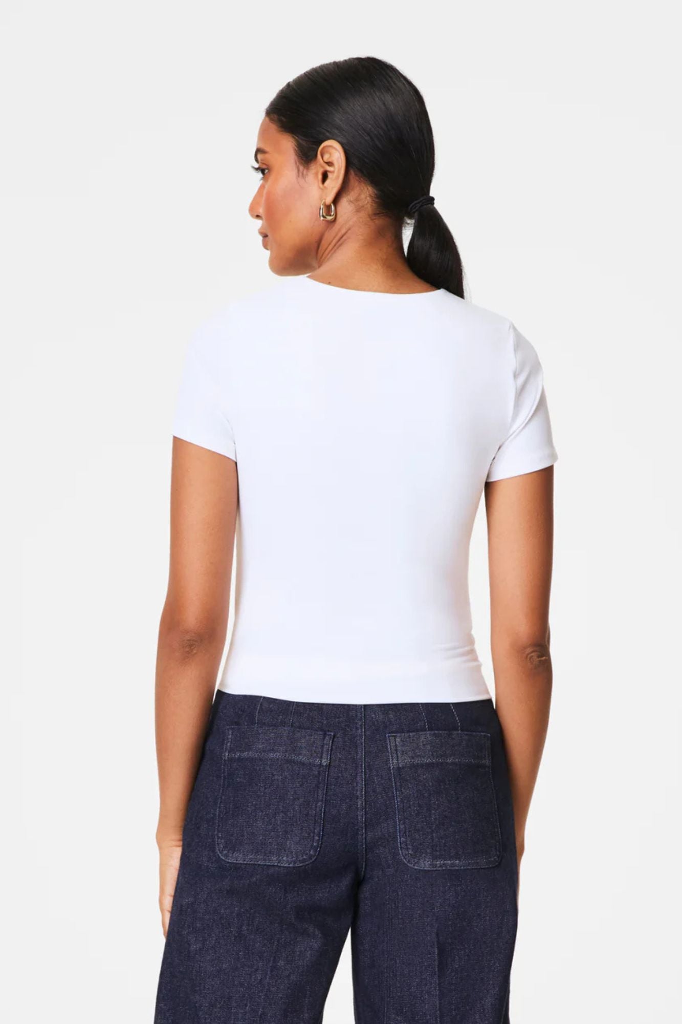 Smoothing Jersey Crewneck Tee