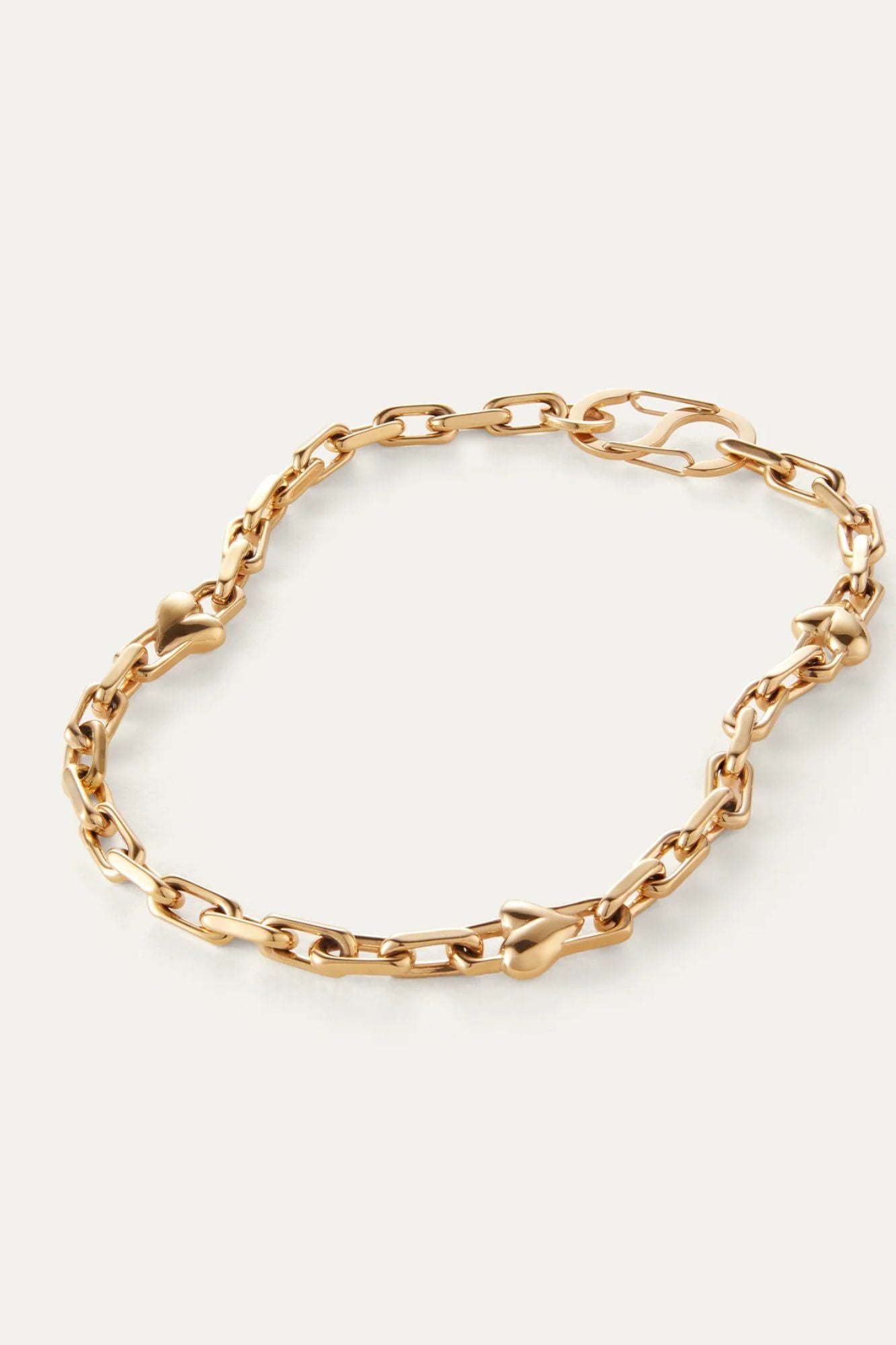 Art Heart Chain Necklace