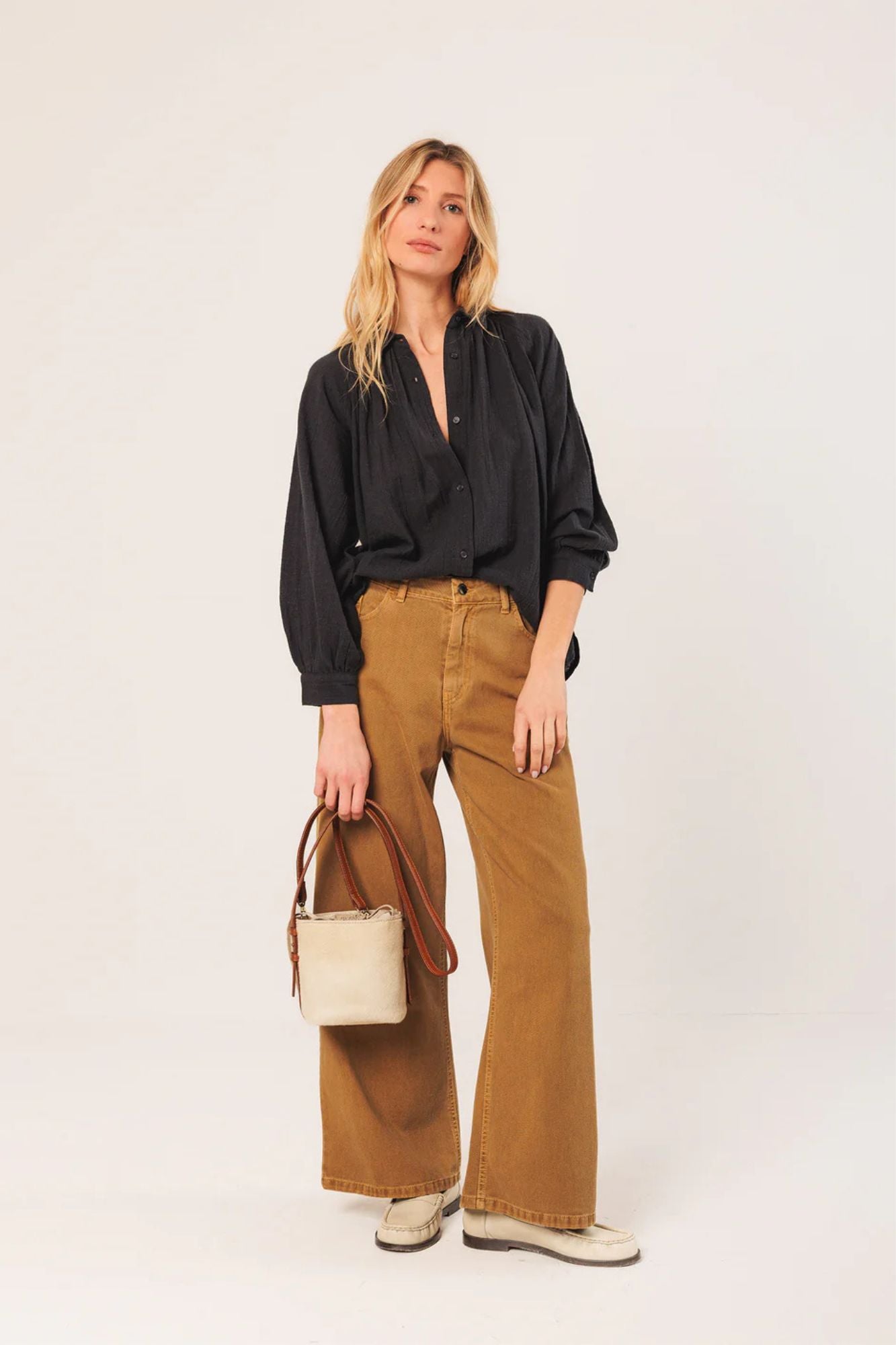 Leather Hand Tote Bag