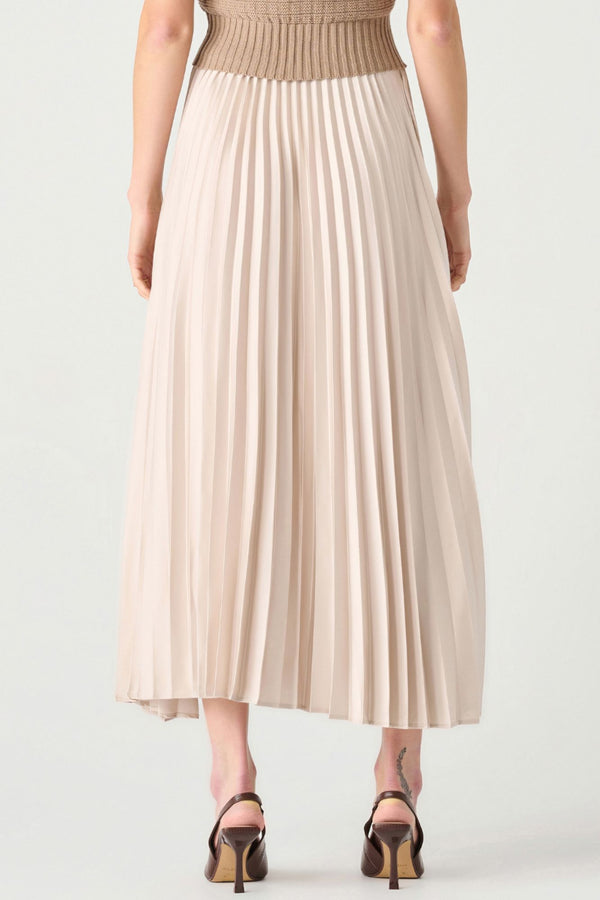 Noel Pleated Maxi Skirt - Indigo Bay
