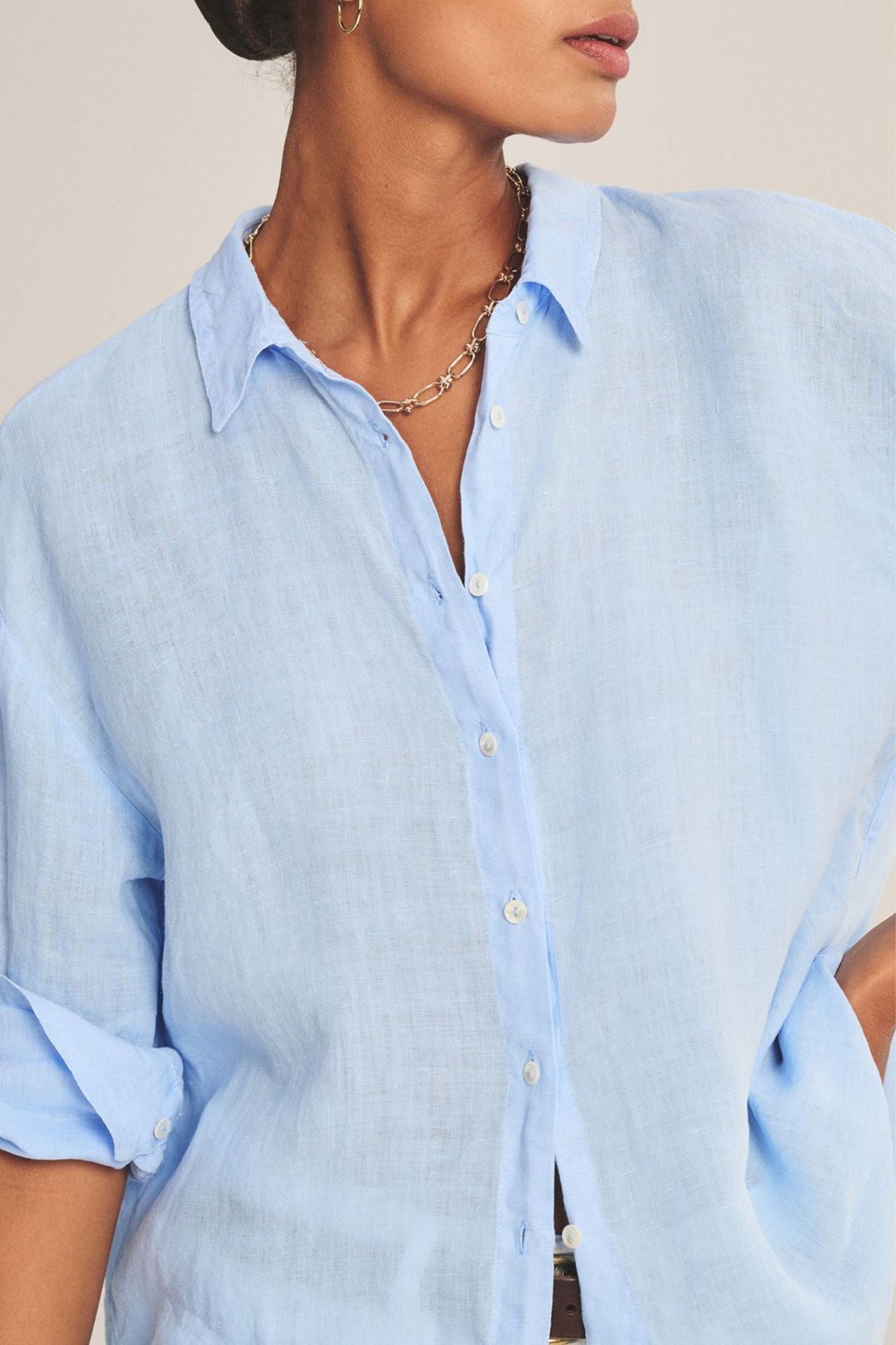 Brighton Linen Top