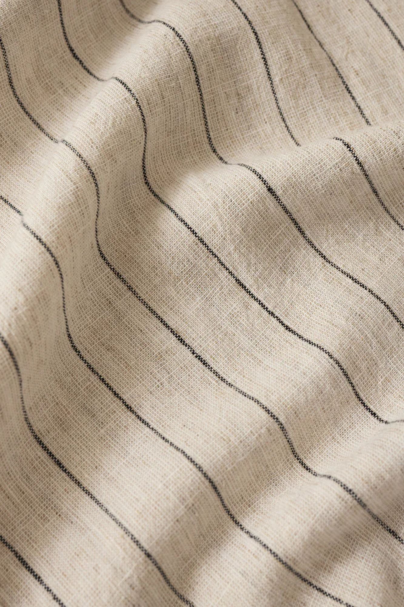 Henri Striped Linen Wide Leg Pant