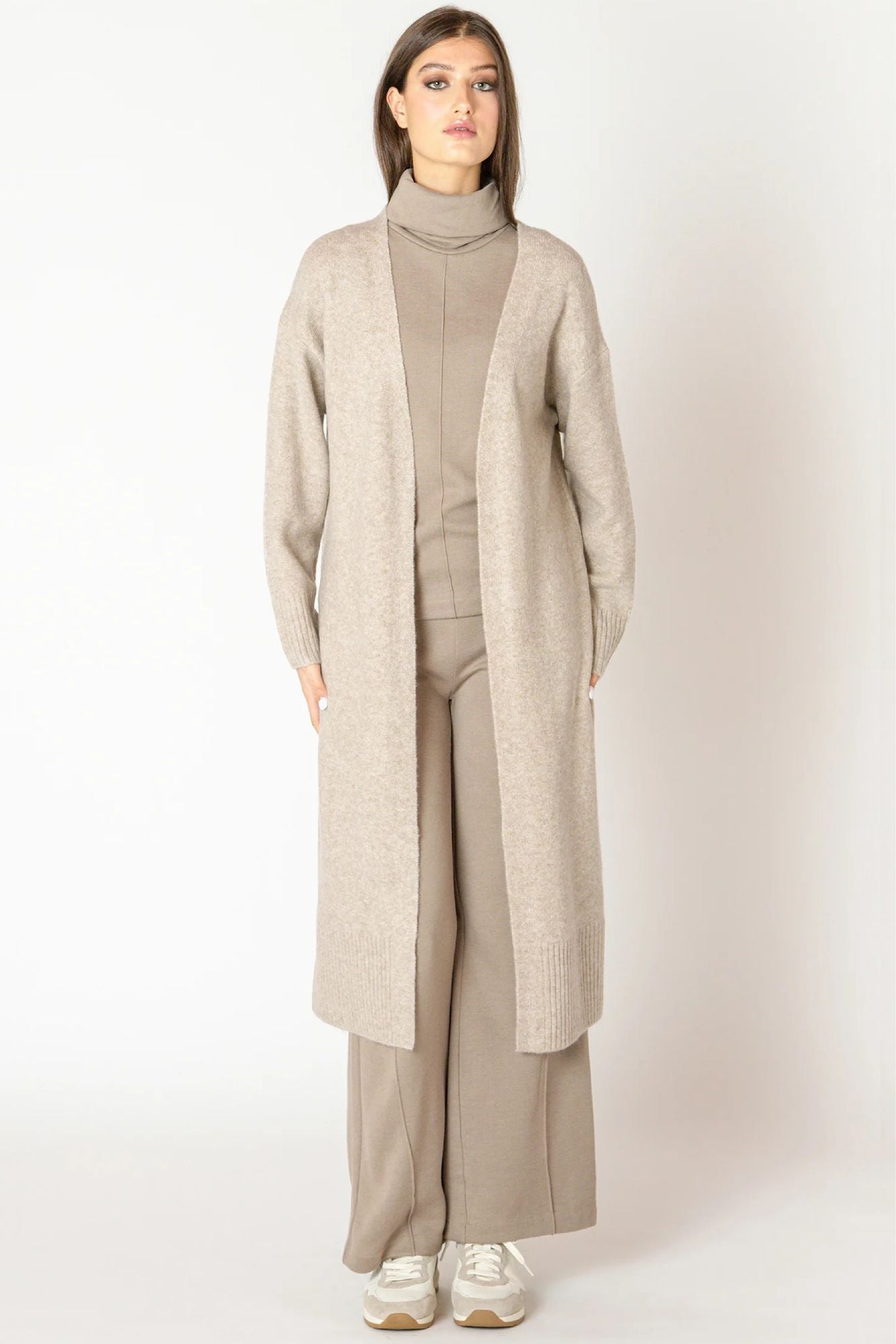 Longline Open Cardigan