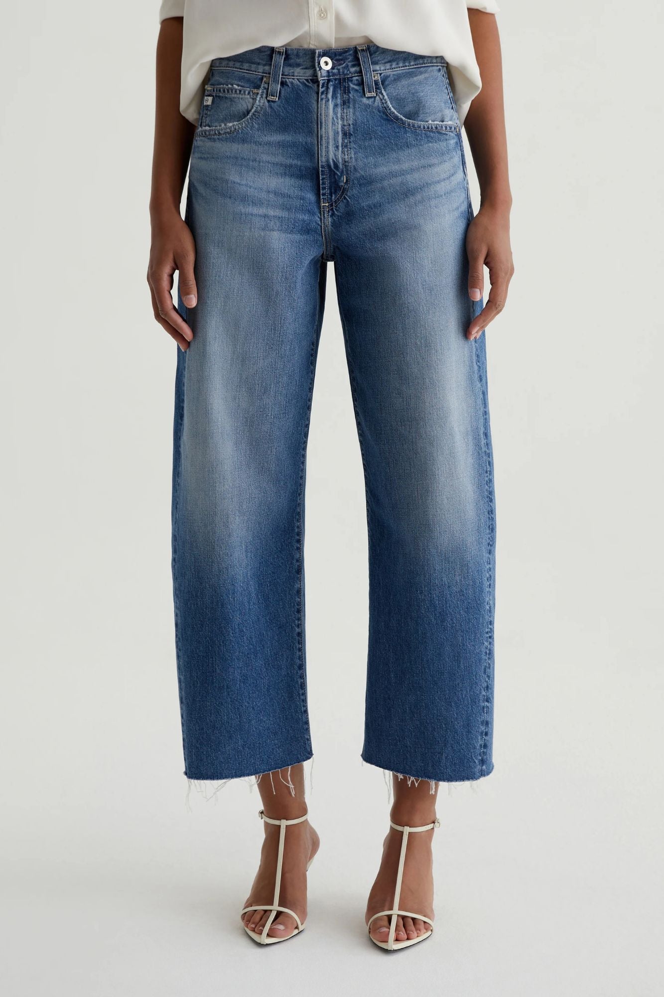Hattie Crop High-Rise Barrel