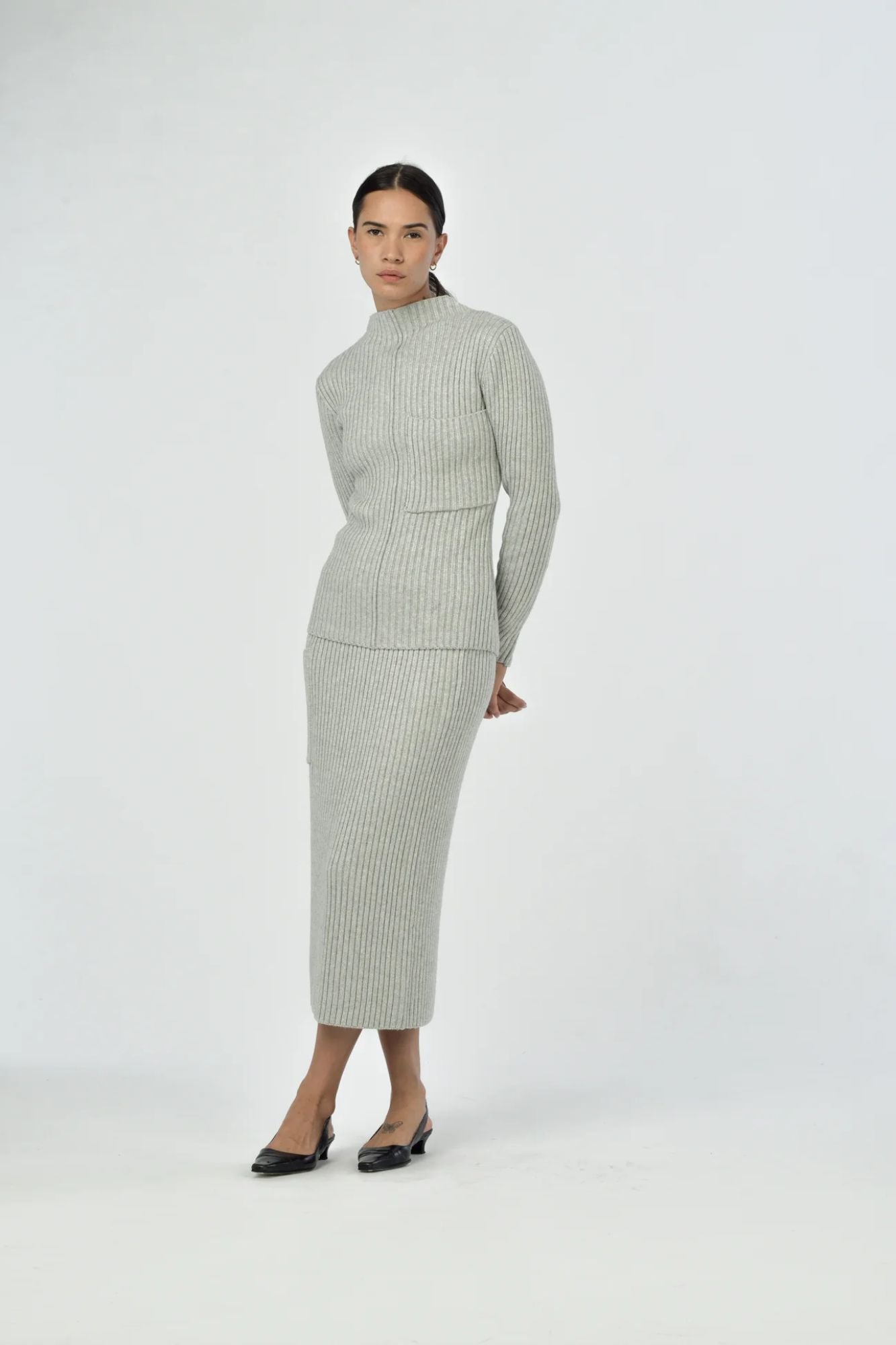 Liz Mock Neck Sweater