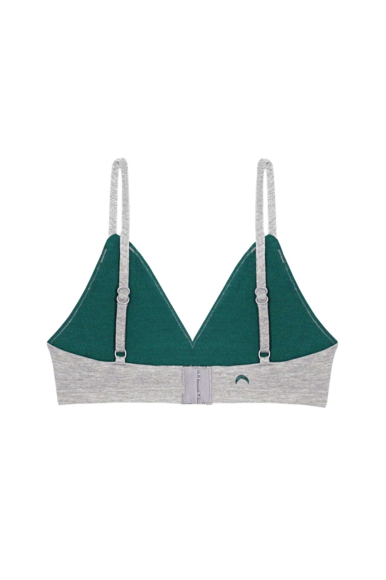 Triangle Mineral Bra | Grey