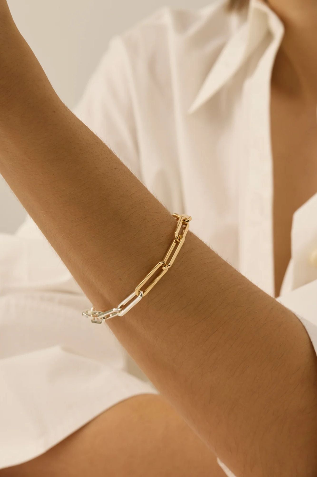 Andi Slim Bracelet Two-Tone