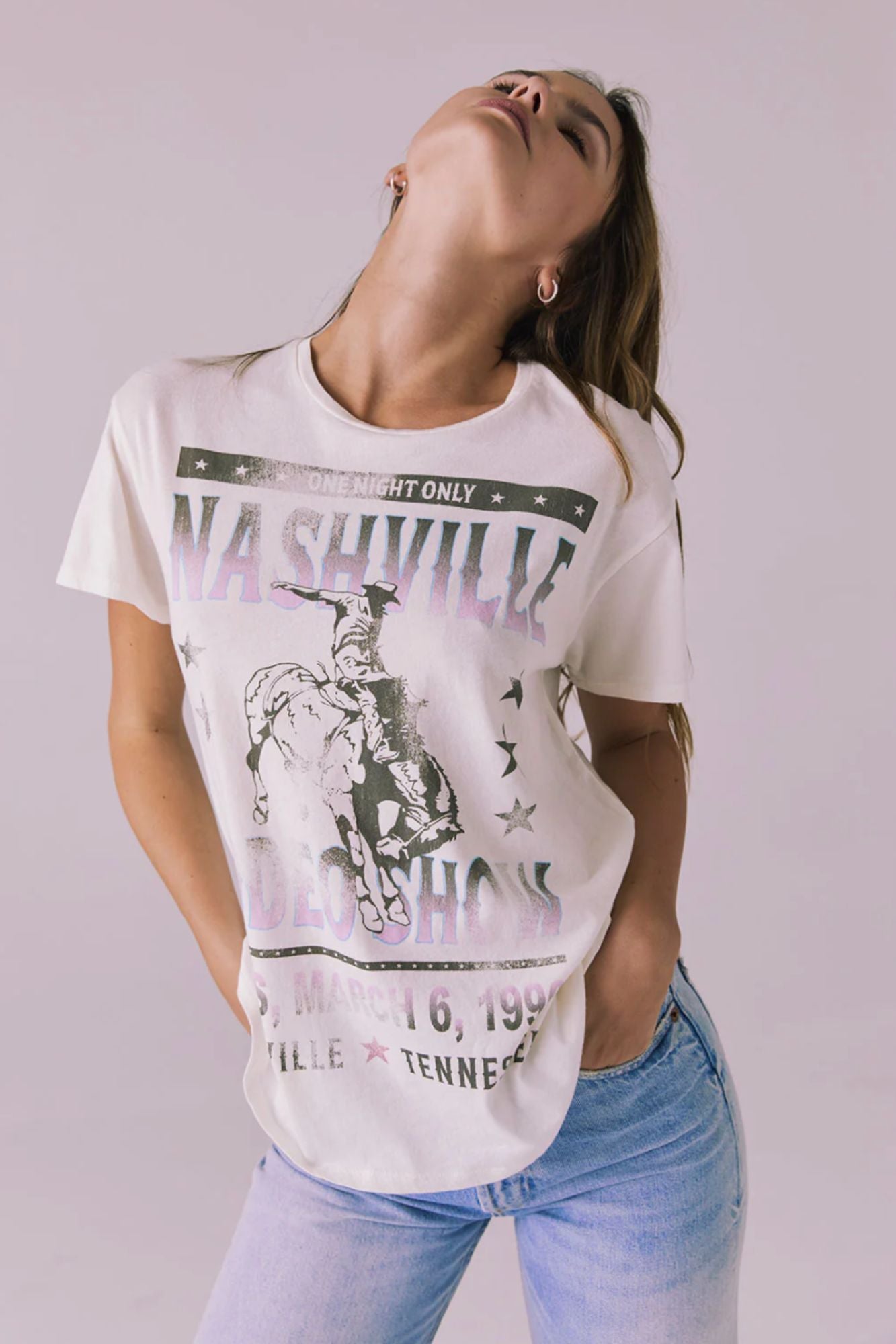 Nashville Rodeo Tee - Indigo Bay