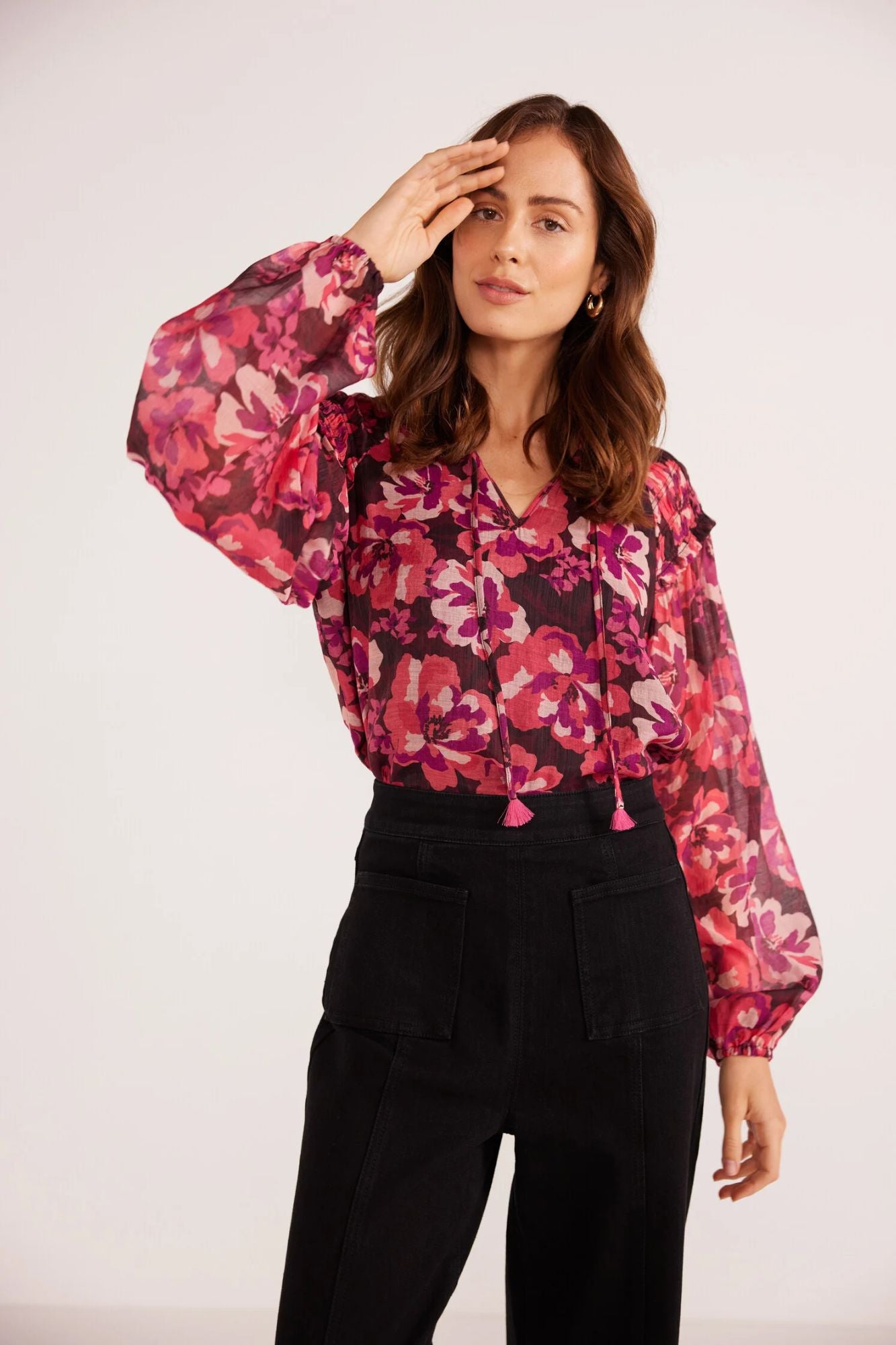 Savannah Long Sleeve Blouse