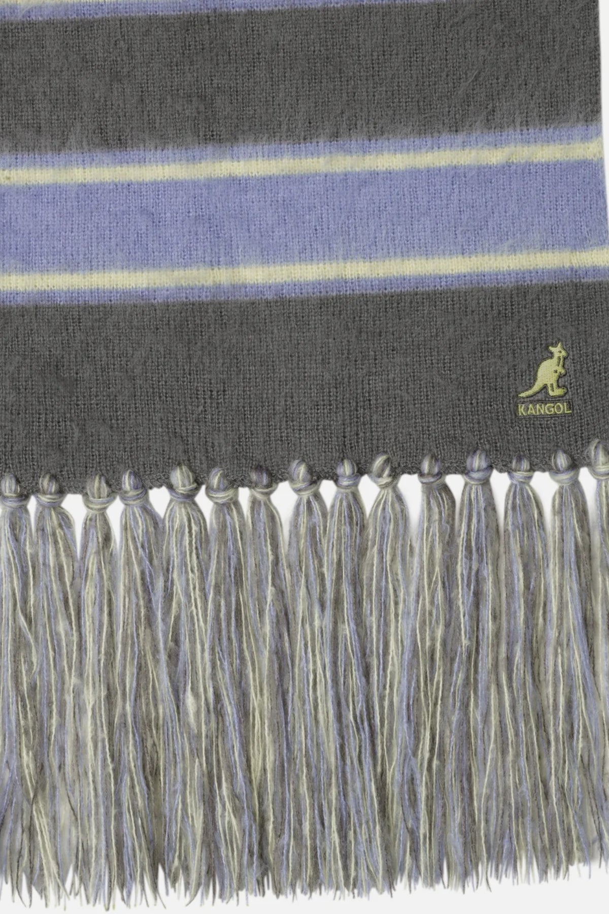 Fuzzy Stripe Scarf