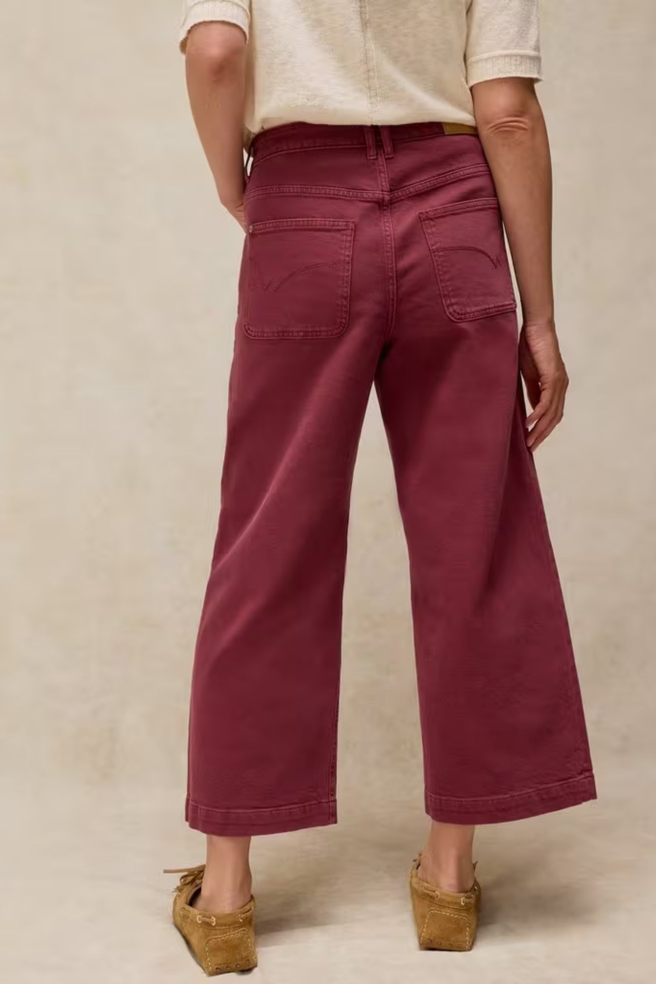 Tia Wide Leg Crop Jean