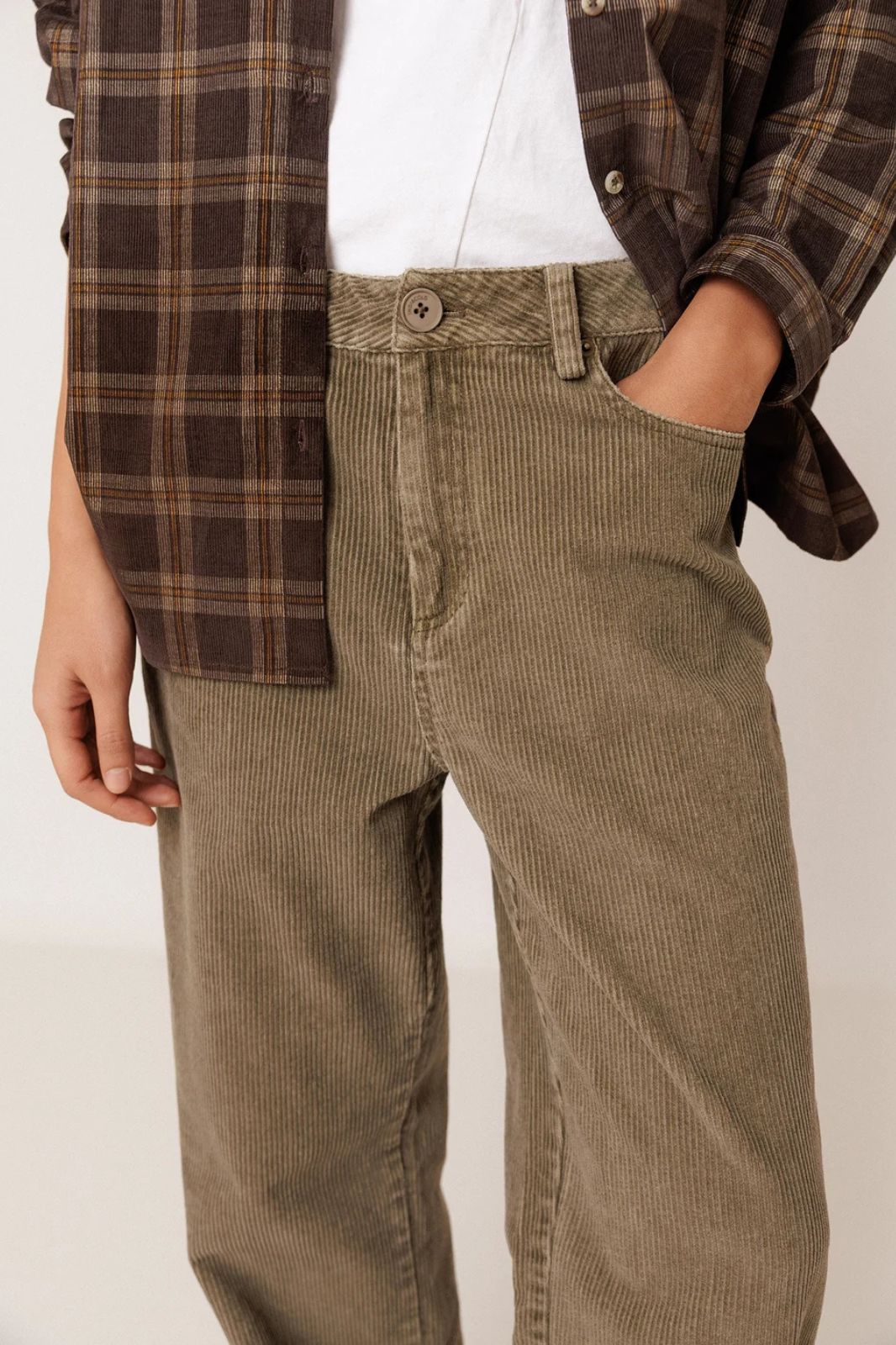 Straight Corduroy Pants