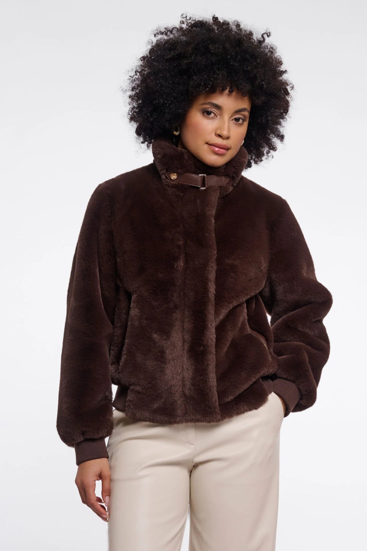 Ambra Short Faux Fur Jkt
