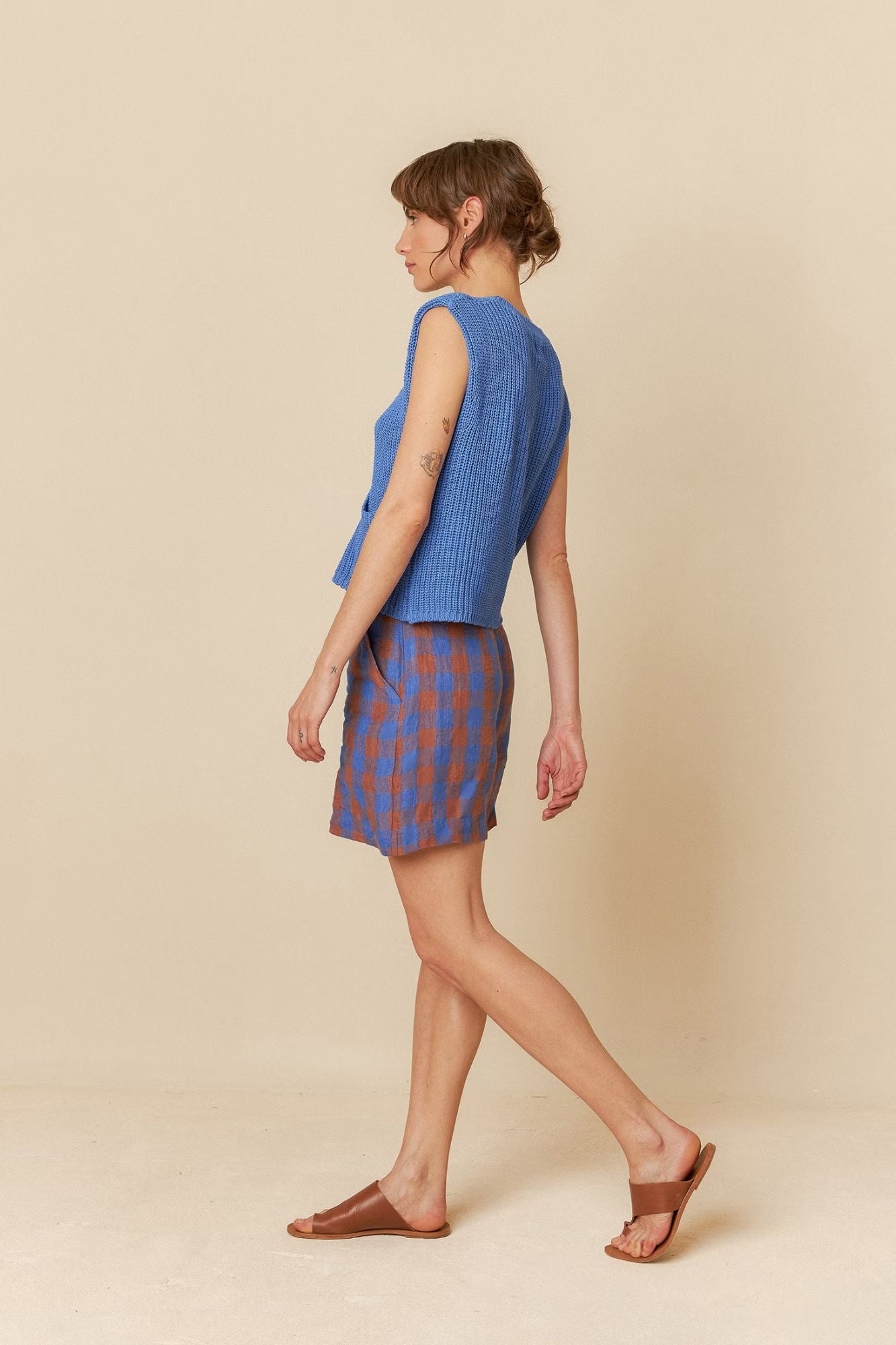 Retro Vichy Shorts