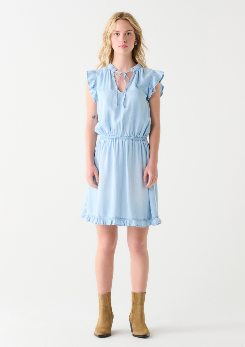 Robe en Tencel à volants Ursula