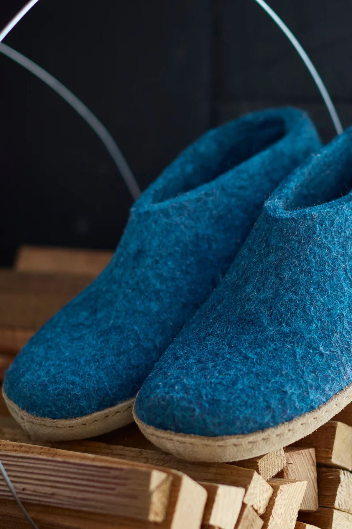 Shoe | Leather Sole Petrol