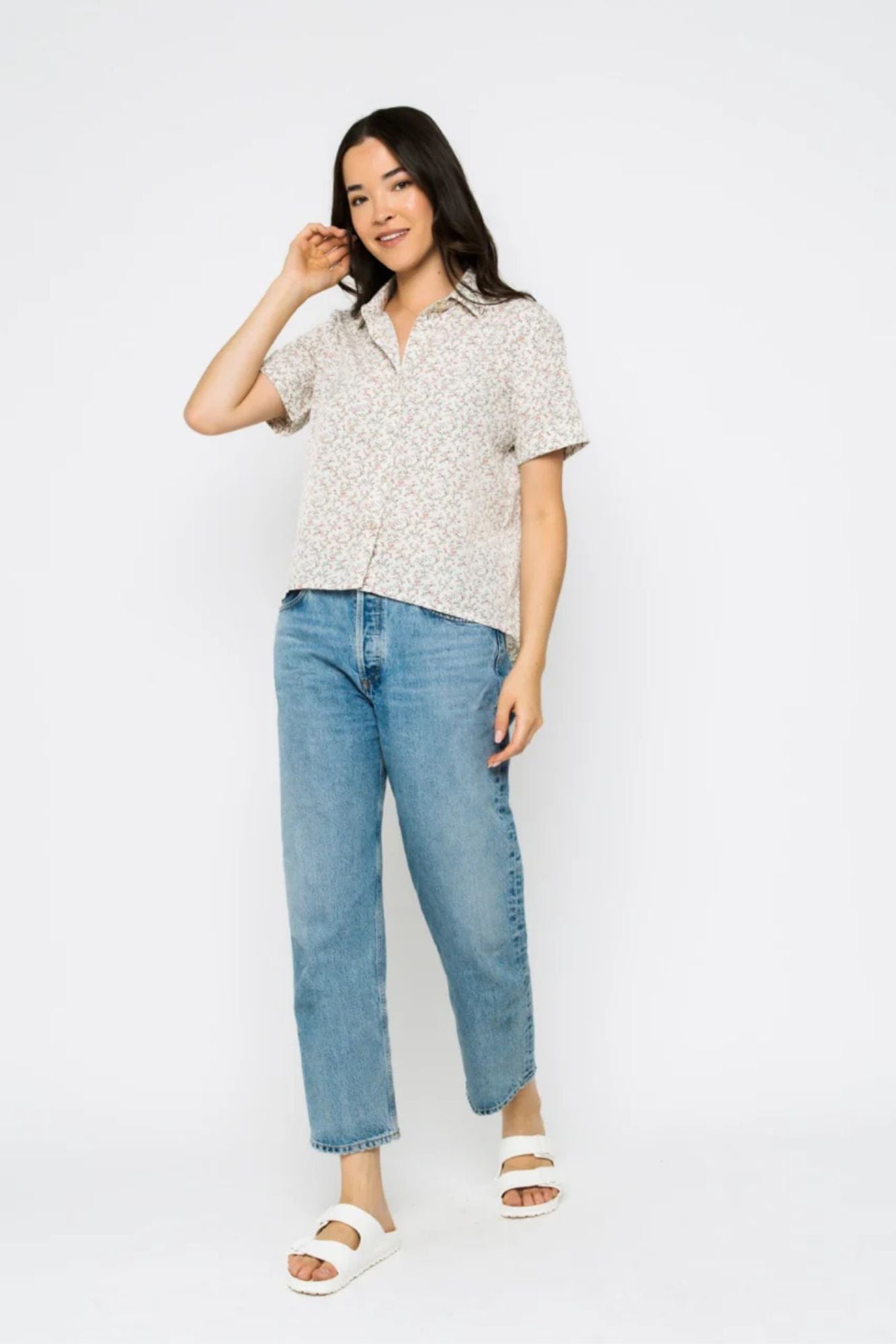Nina Roll Cuff Shirt
