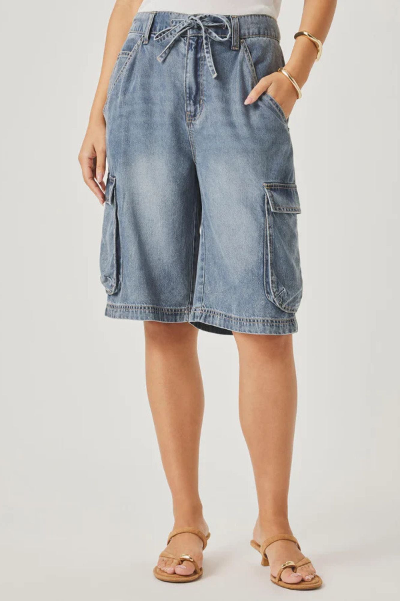 Lounge Denim Cargo Short