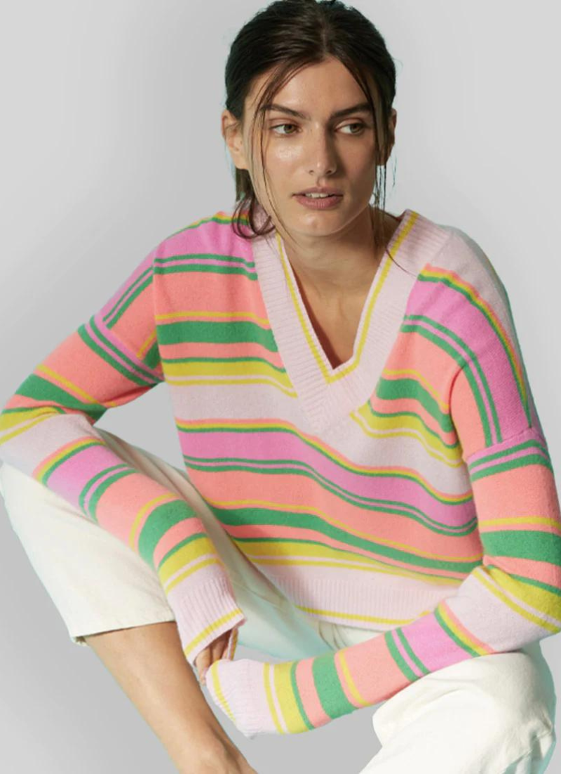 Megan Multi Strip Sweater