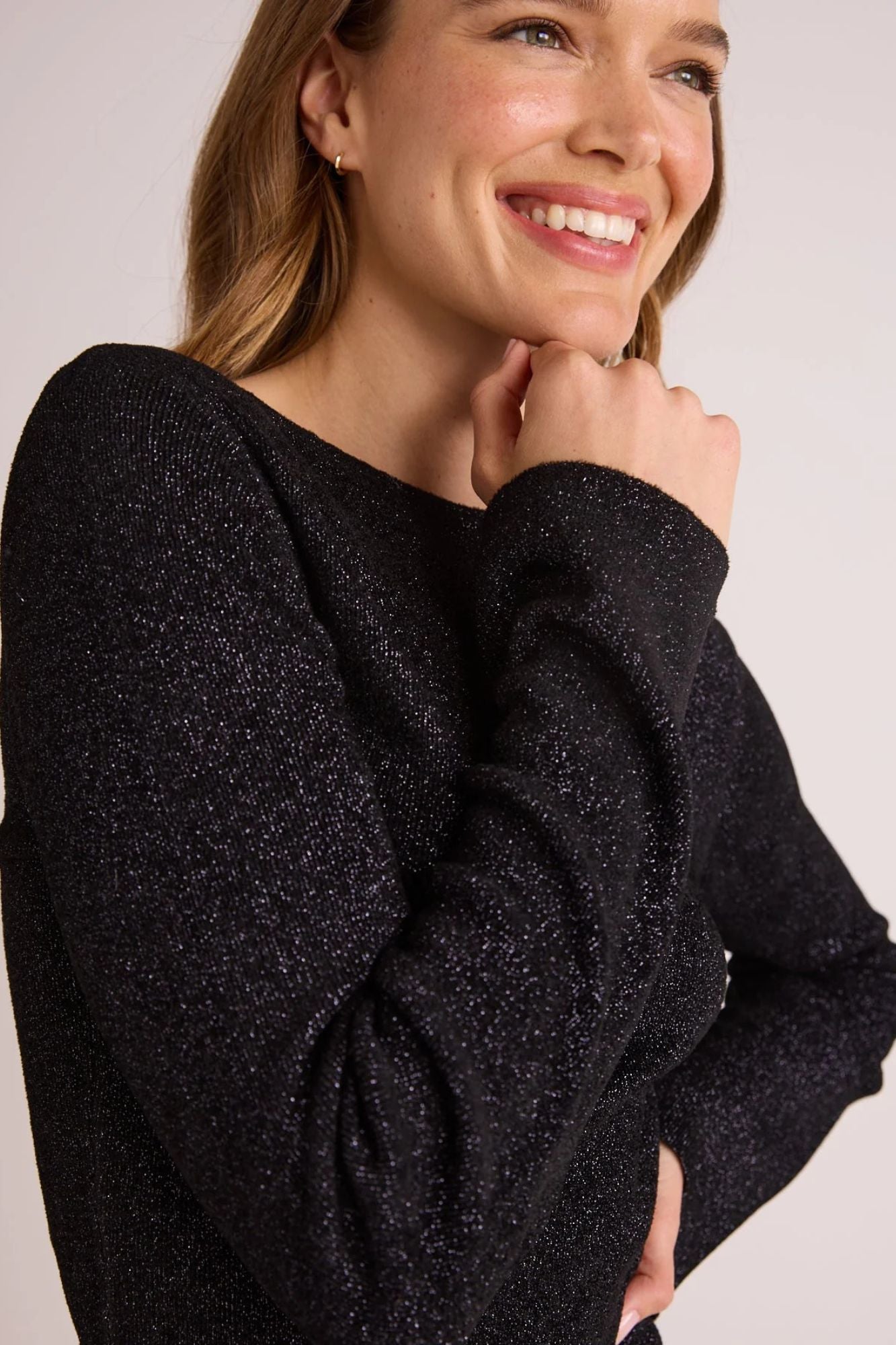 Boatneck Long Sleeve Sweater