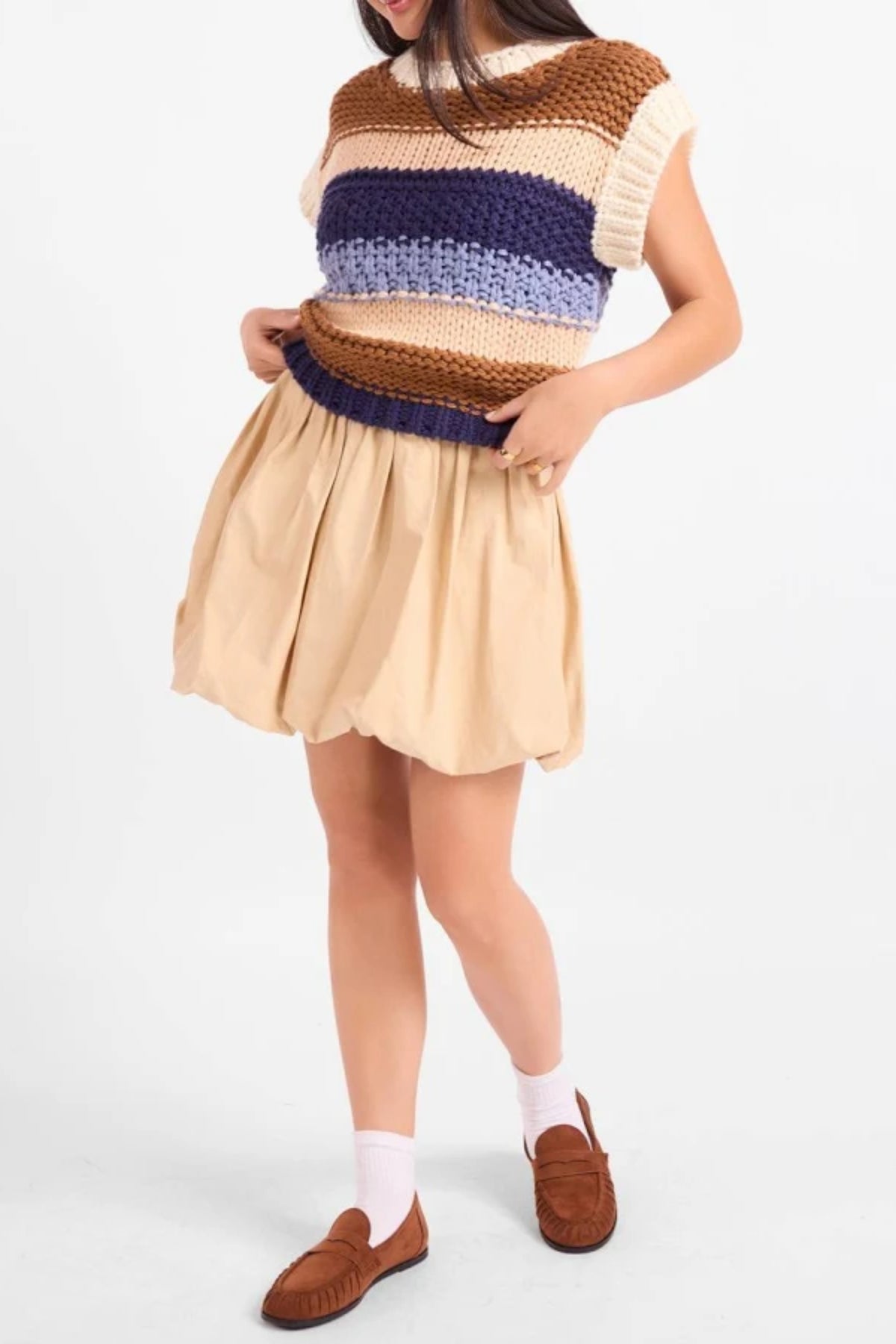Bookmark Stripe Sweater Vest