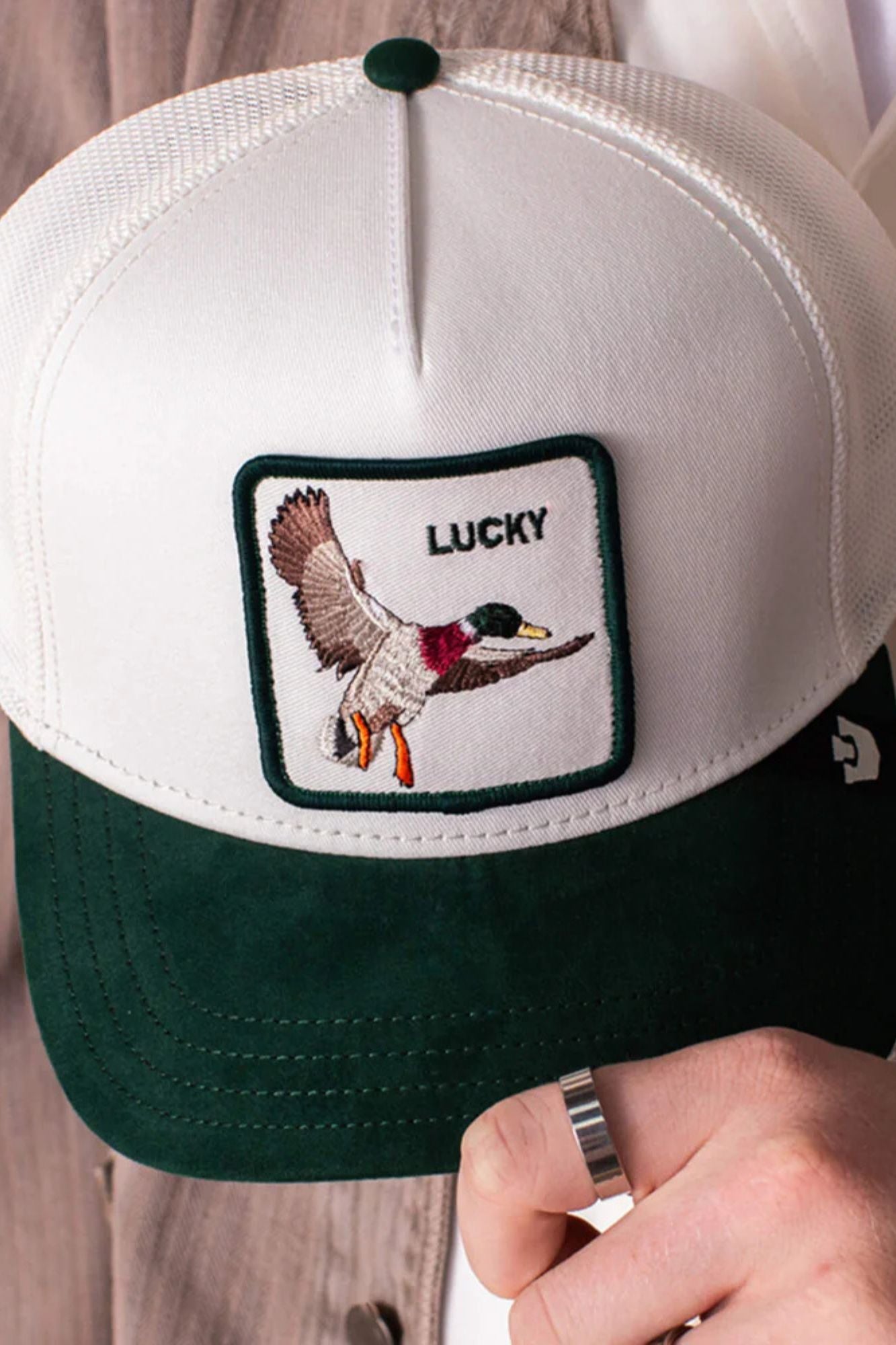 Suede Duck Cap