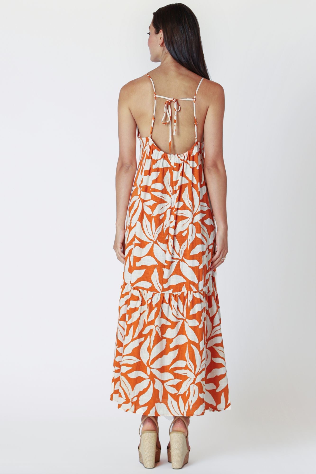 Drawstring Detail Maxi Dress