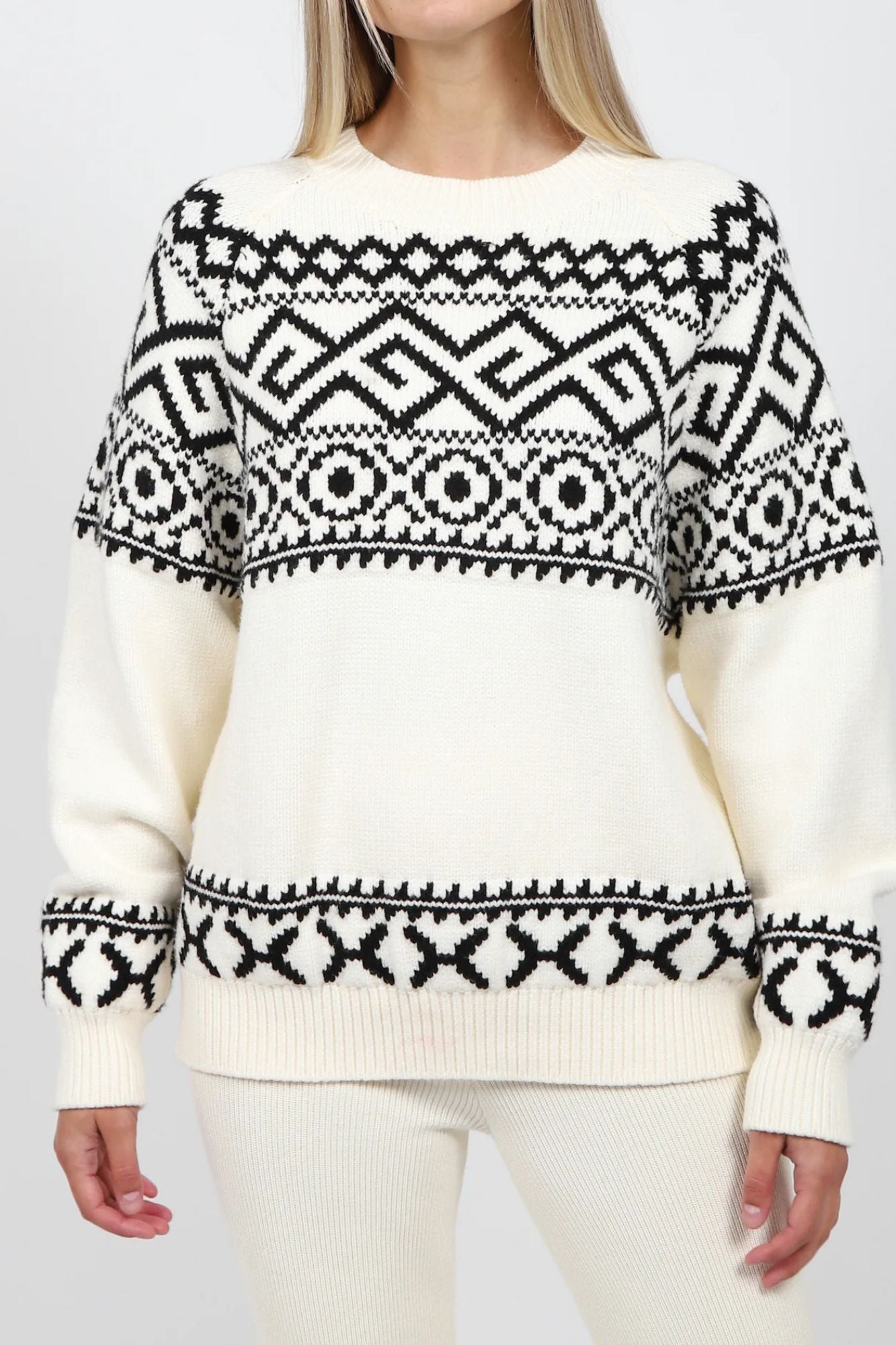 Fair Isle Knit Sweater