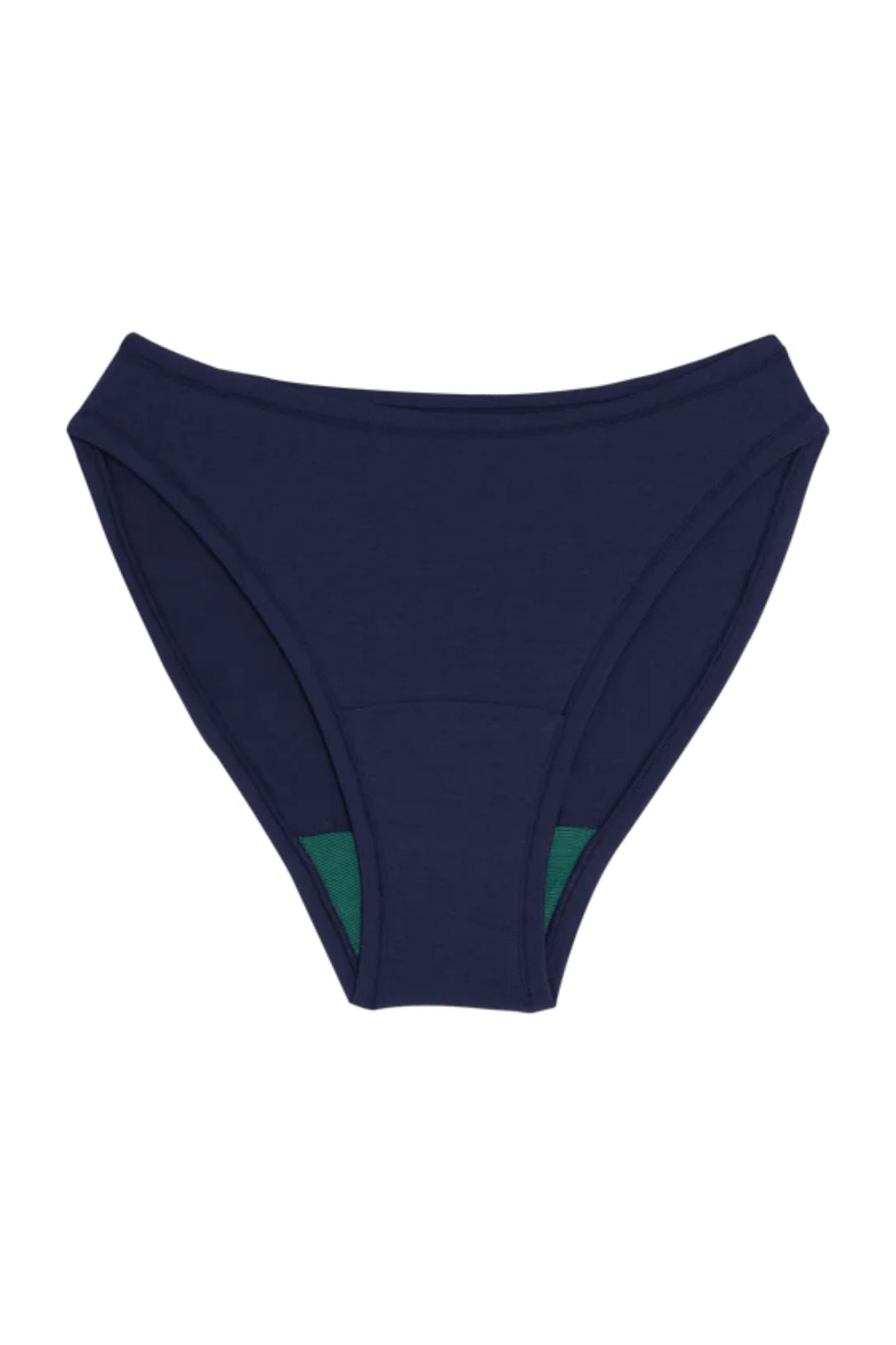 High Rise Bikini Mineral Undies | Navy