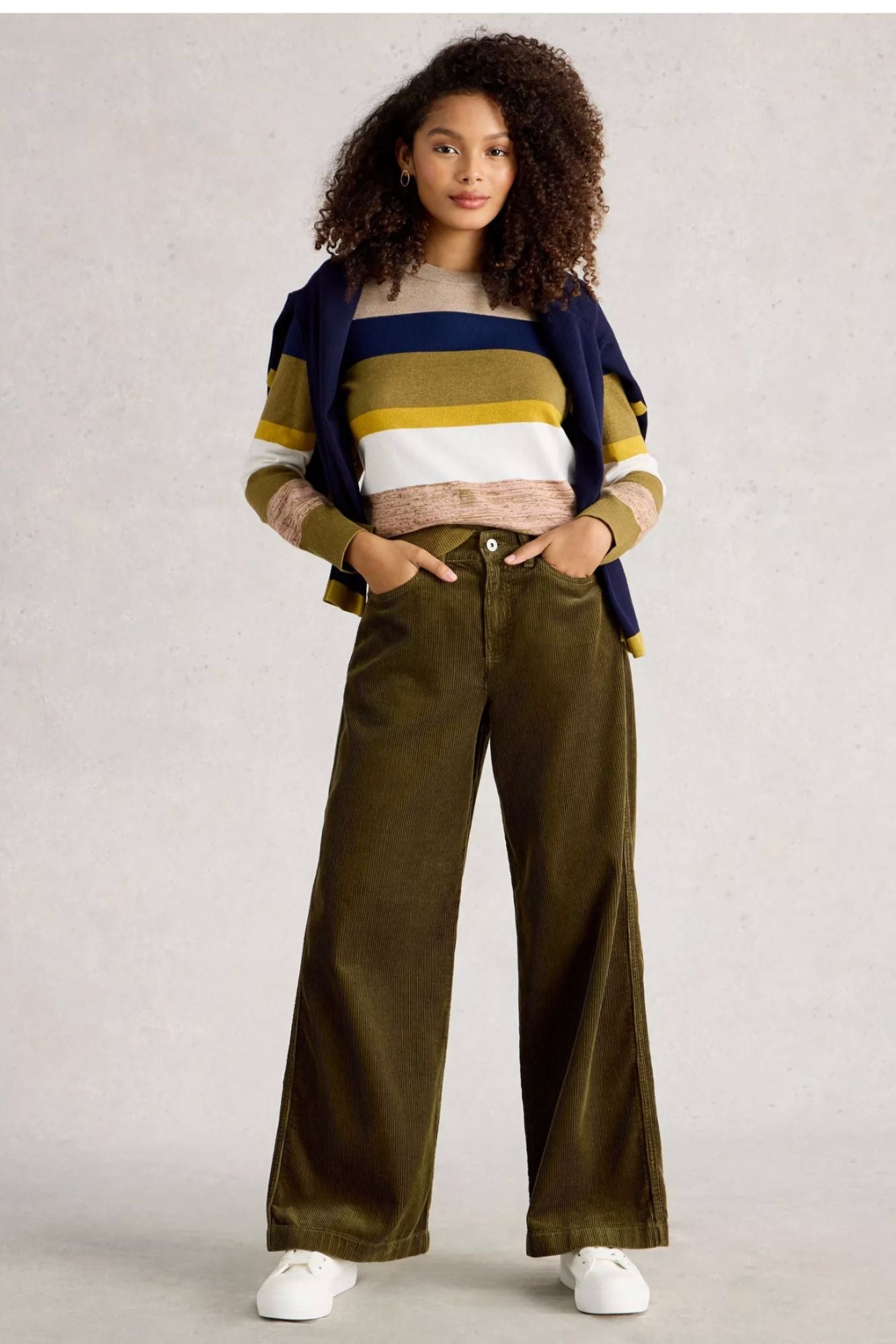Ayla Cord Wide Leg Trouser