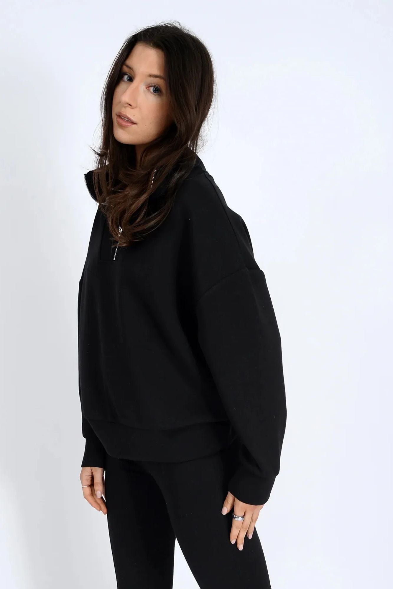 Seanni Soft Knit Half Zip Pullover